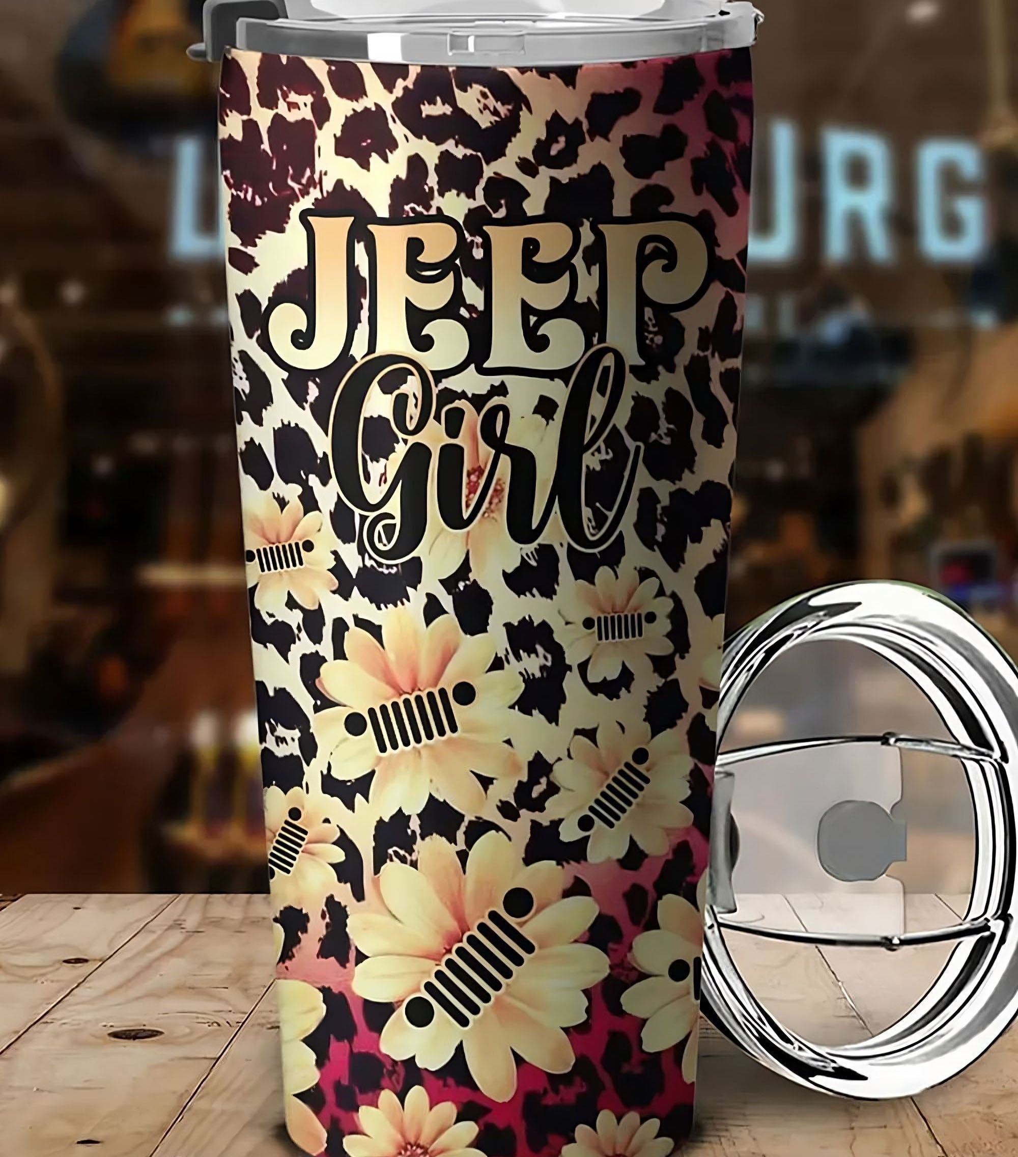 personalized-jeep-leopard-flower-tumbler