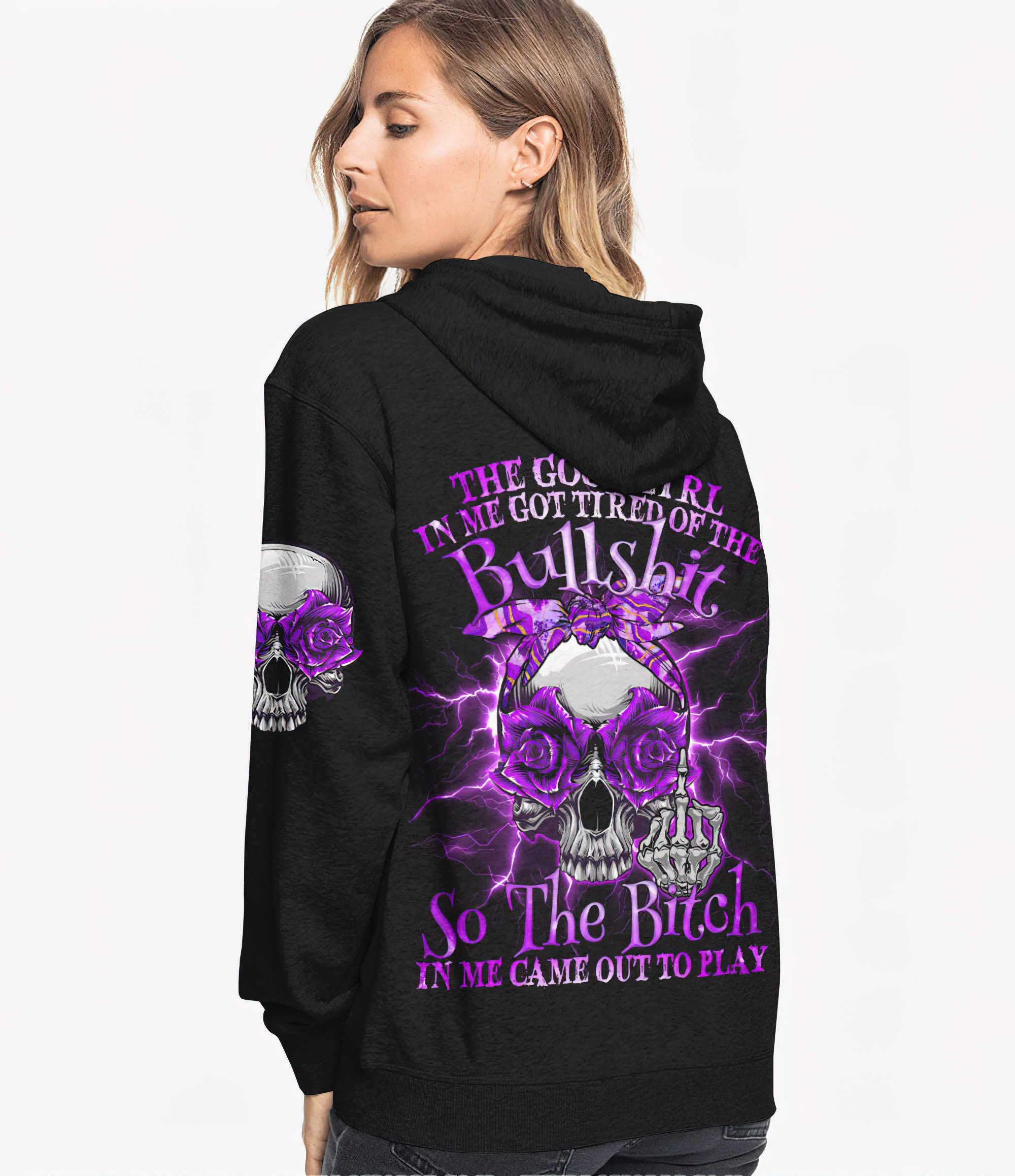 the-good-girl-in-me-purple-rose-skull-thunder-all-over-print-hoodie