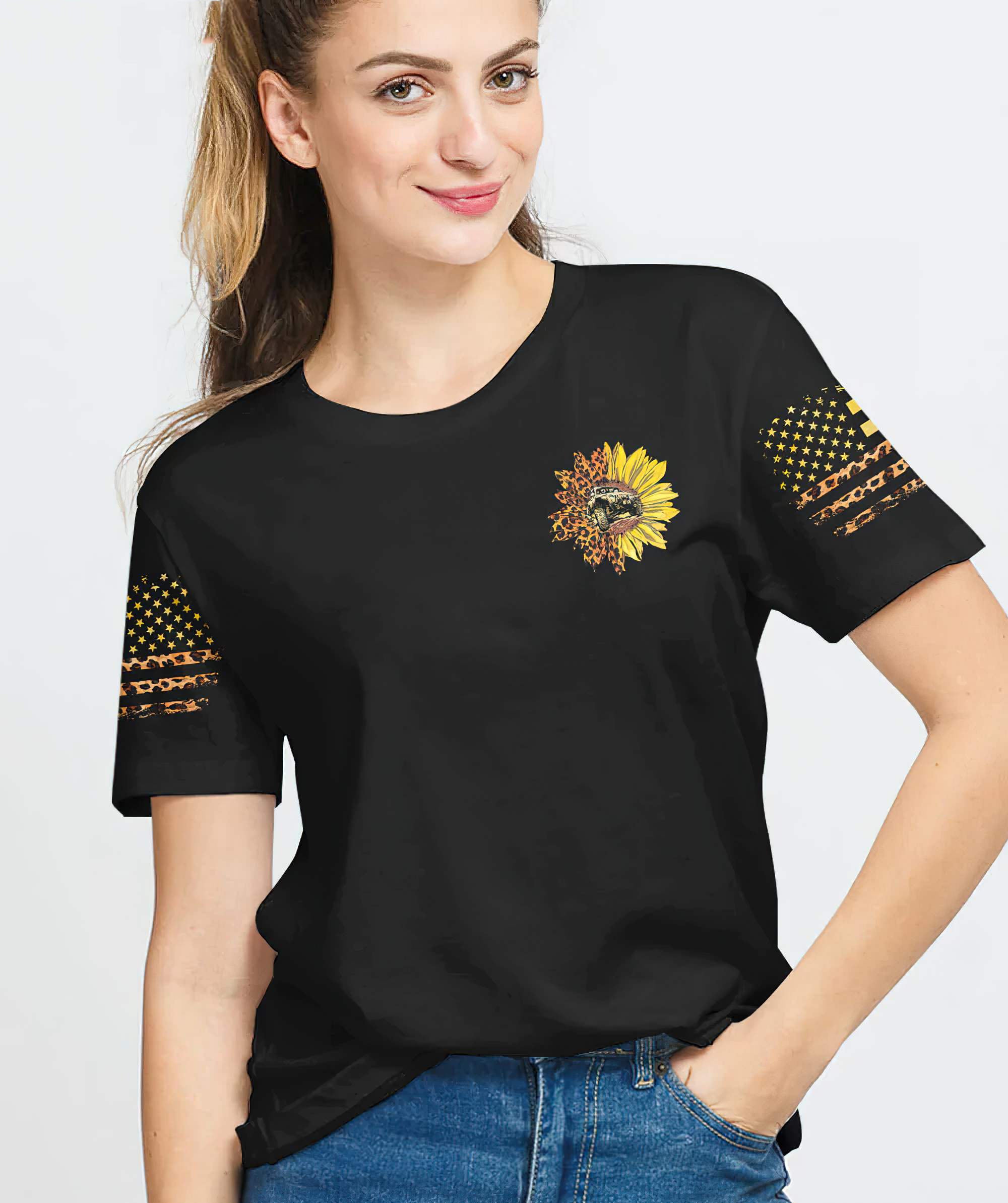 jeep-girl-sunflower-half-flag-t-shirt