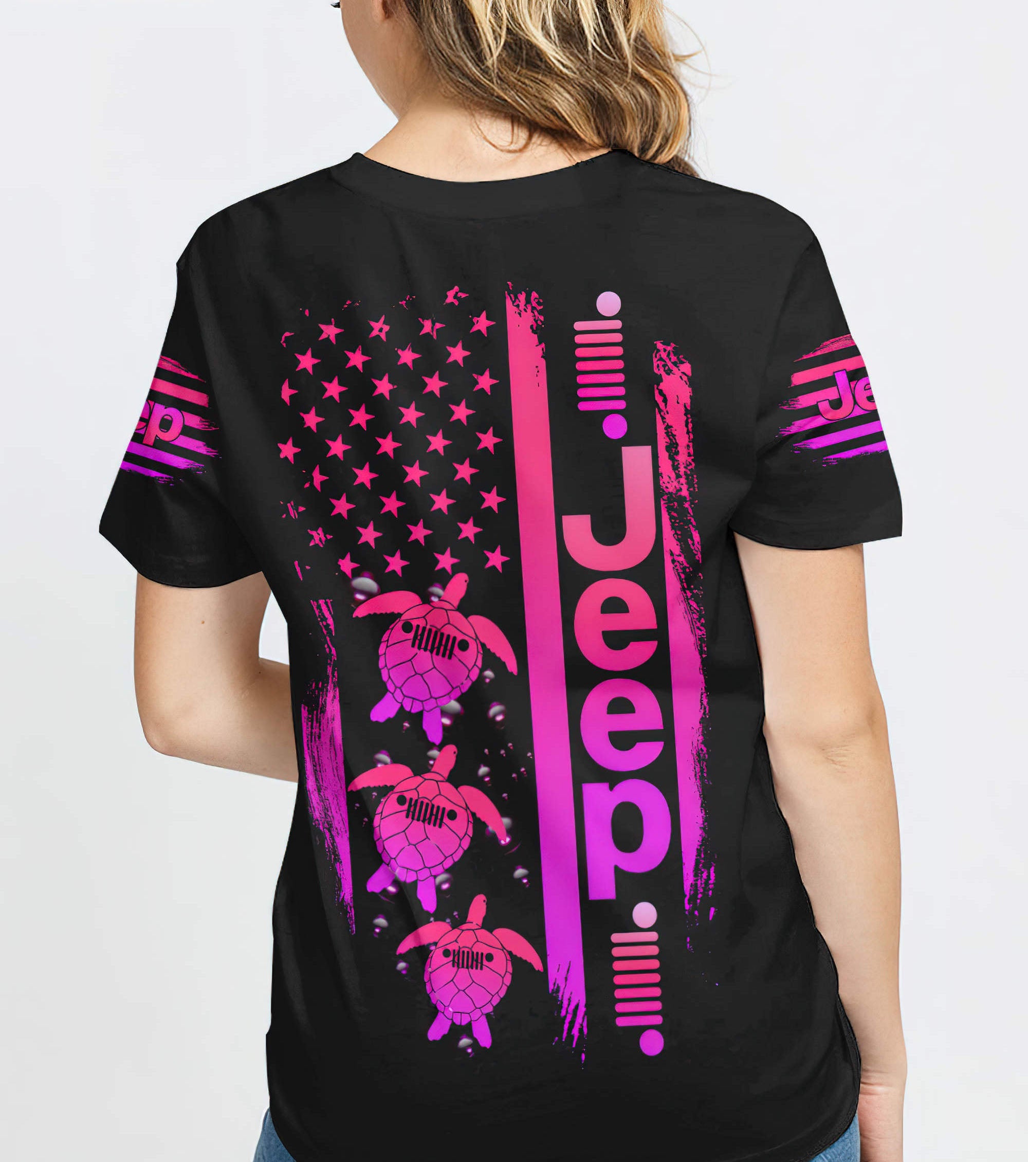 jeep-turtle-pink-flag-t-shirt