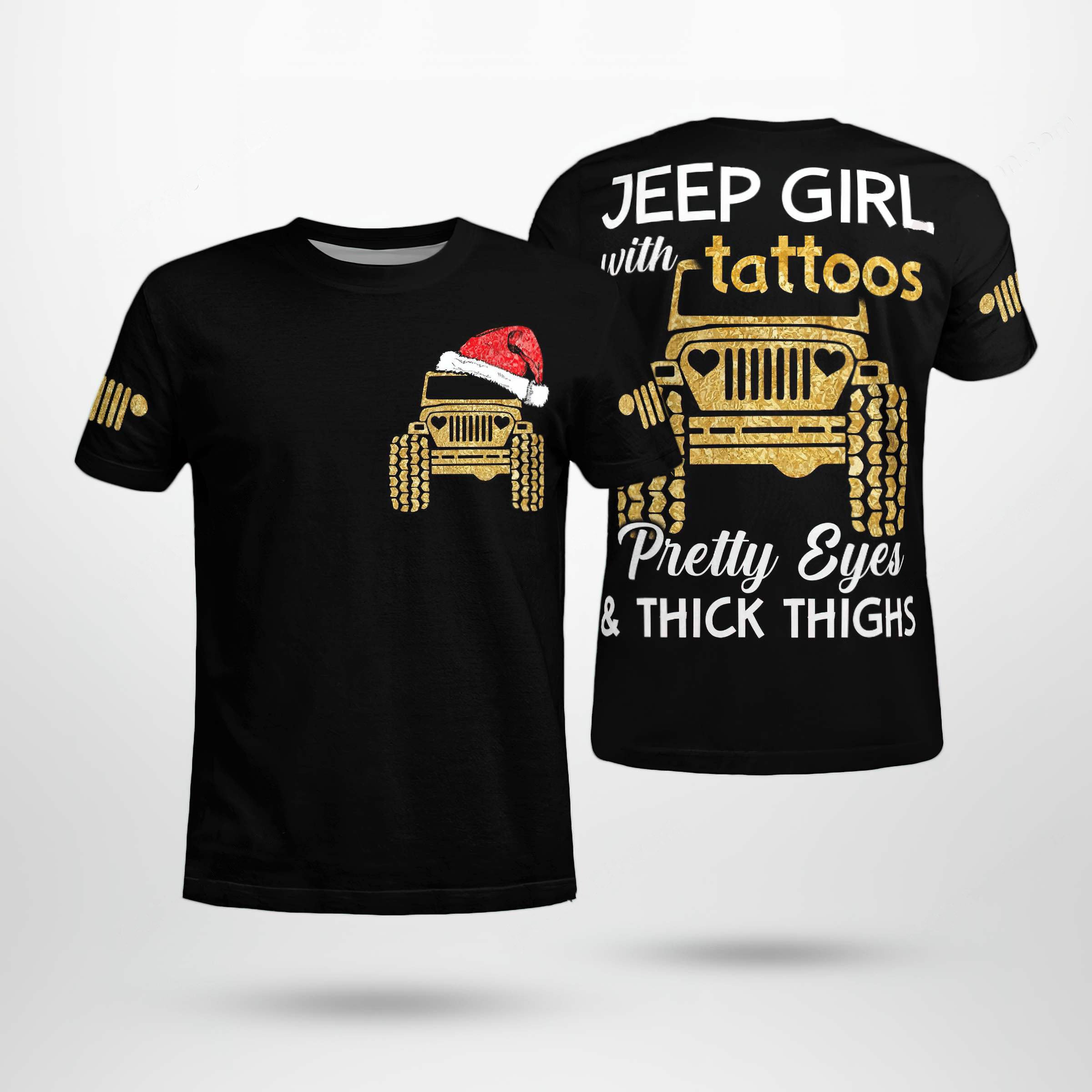 tattoo-jeep-girl-jeep-christmas-t-shirt