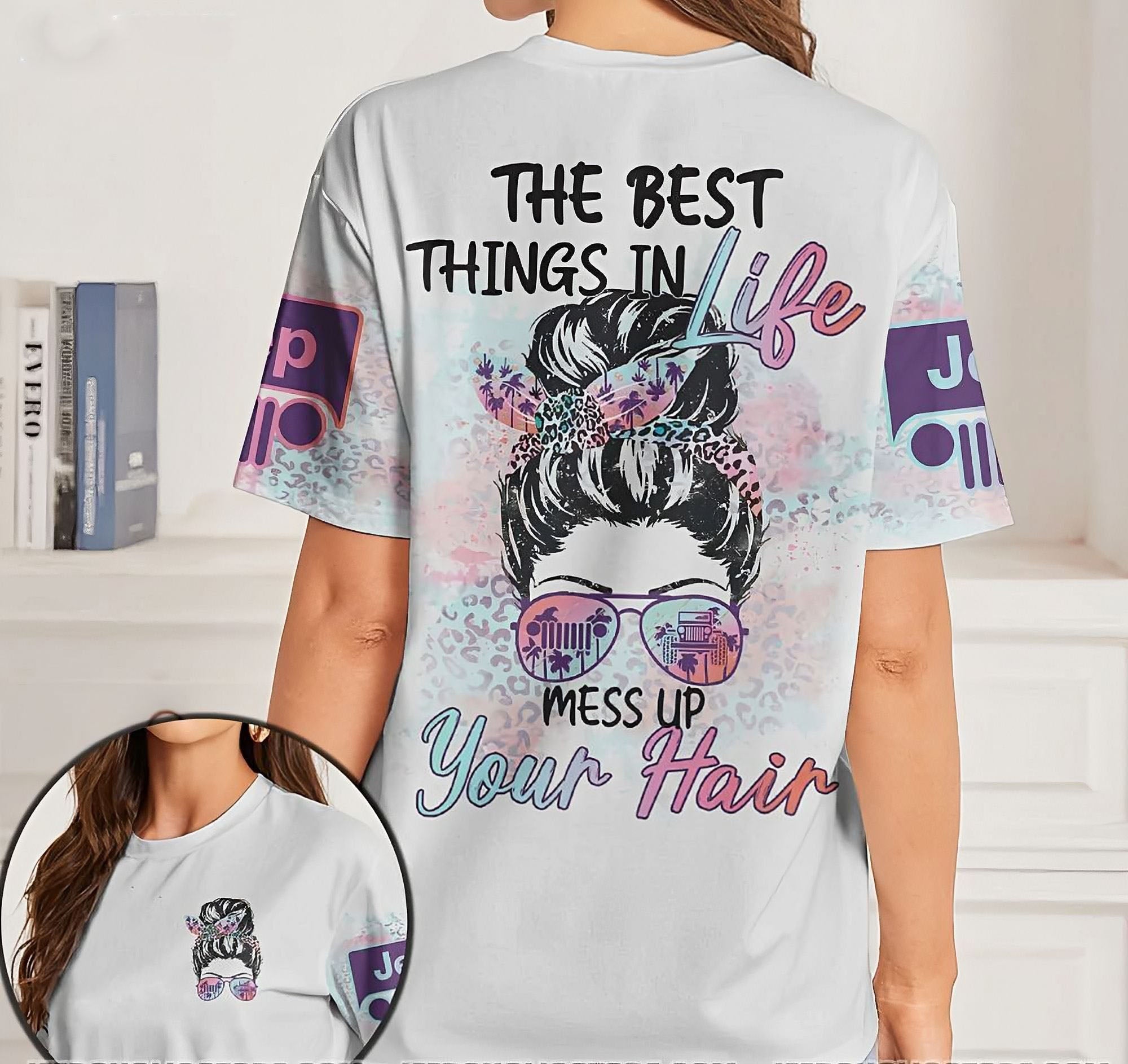 the-best-things-in-life-messy-bun-jeep-all-over-print-t-shirt