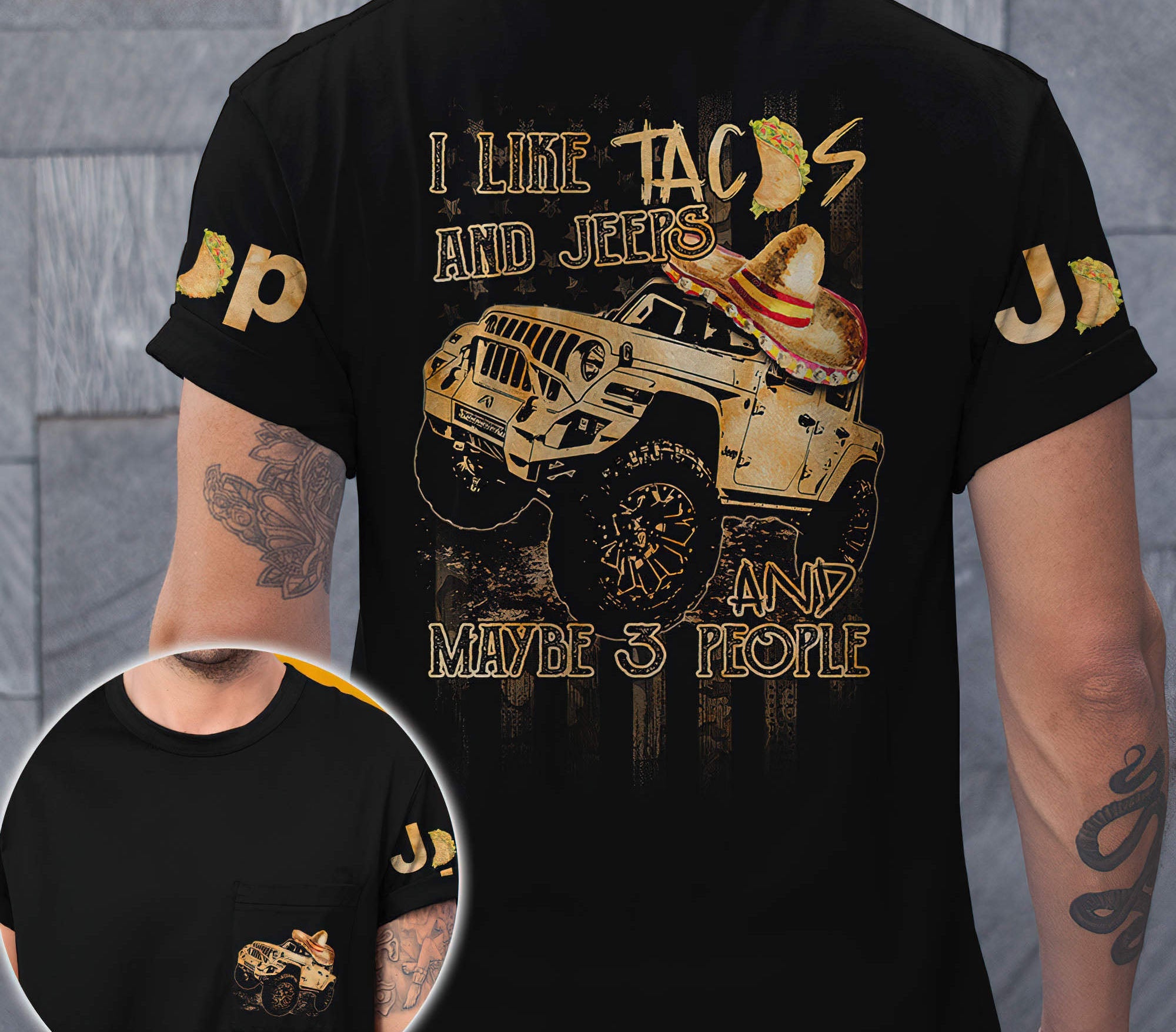 i-like-tacos-and-jeep-flag-t-shirt