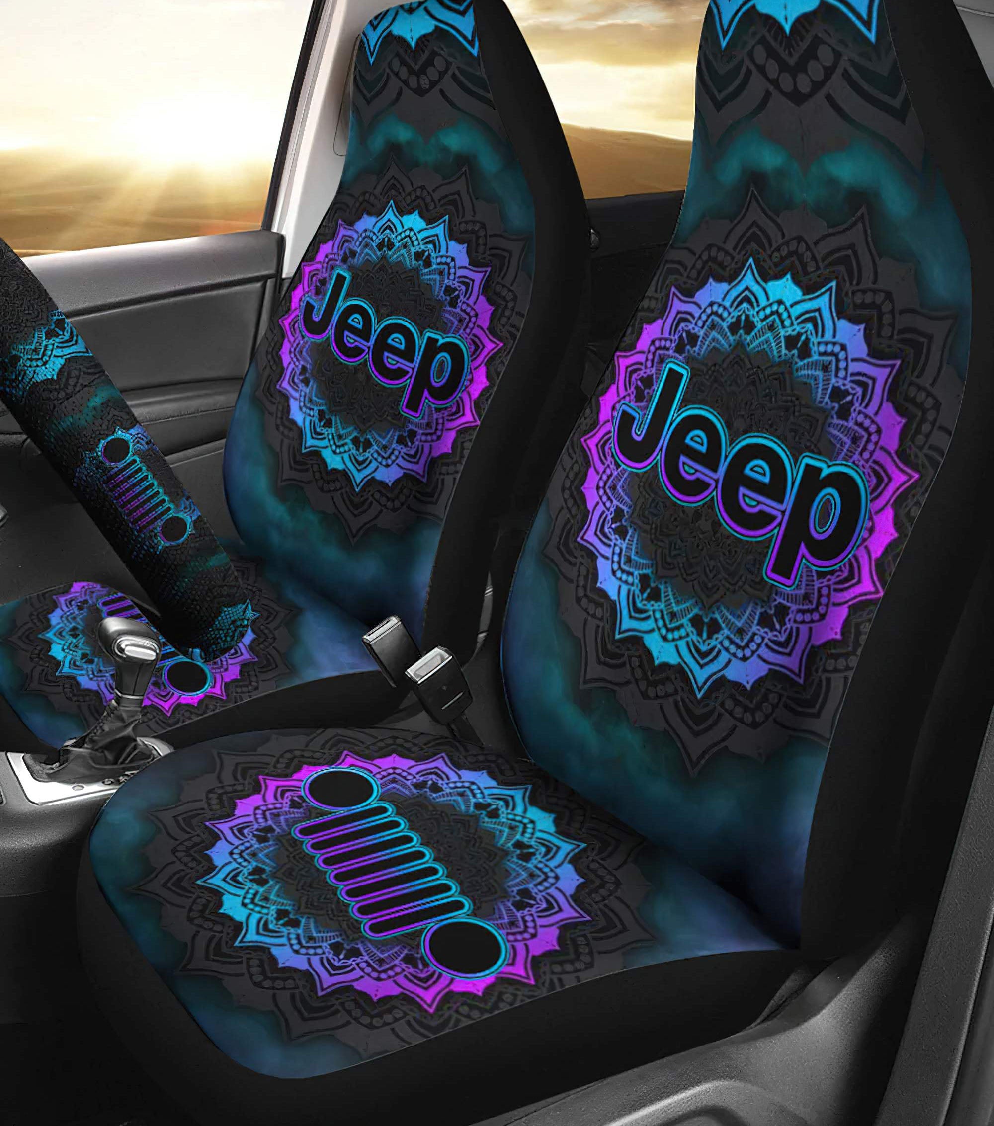 abstract-jeep-girl-car-seat-cover