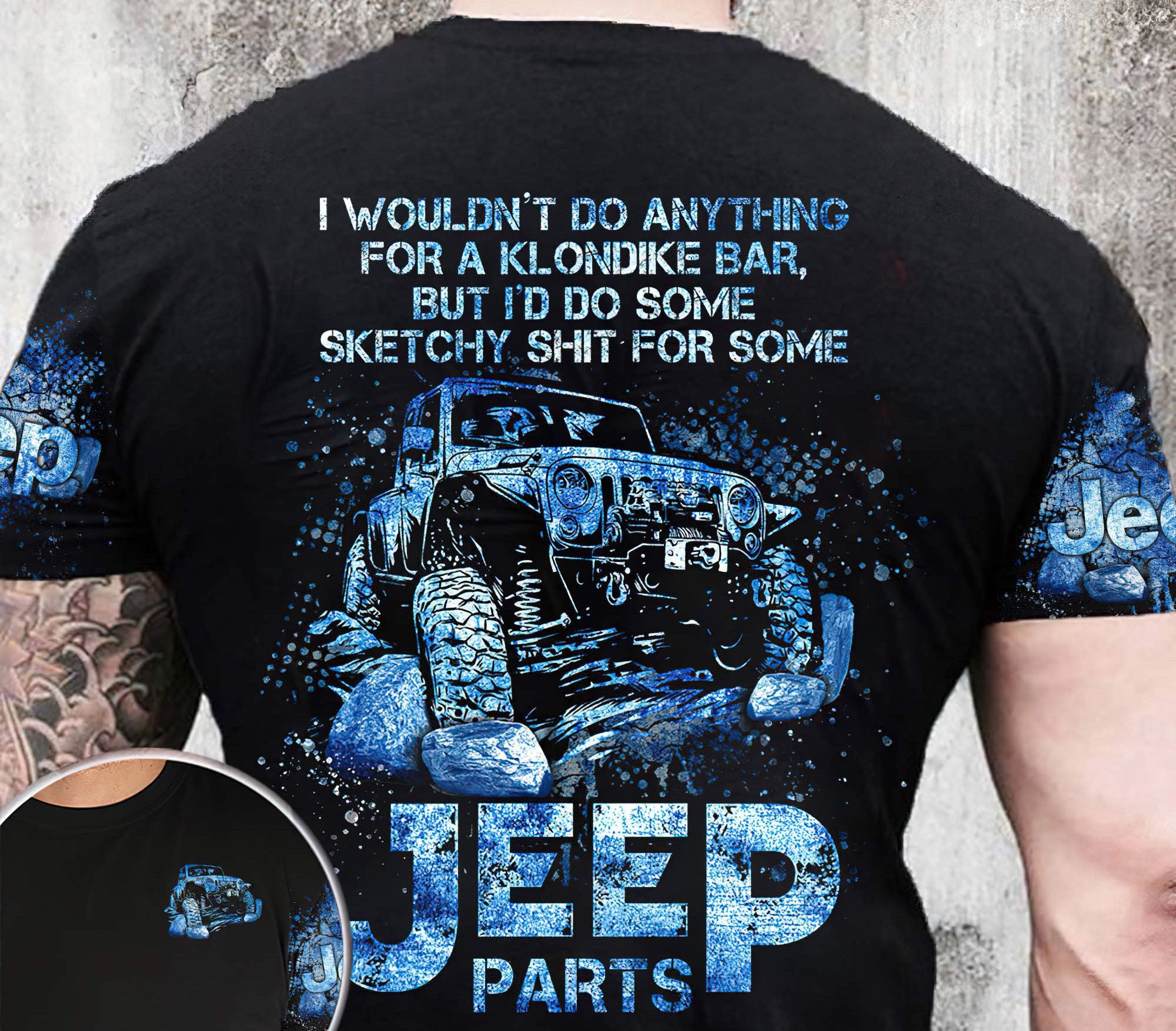 jeep-parts-blue-color-t-shirt