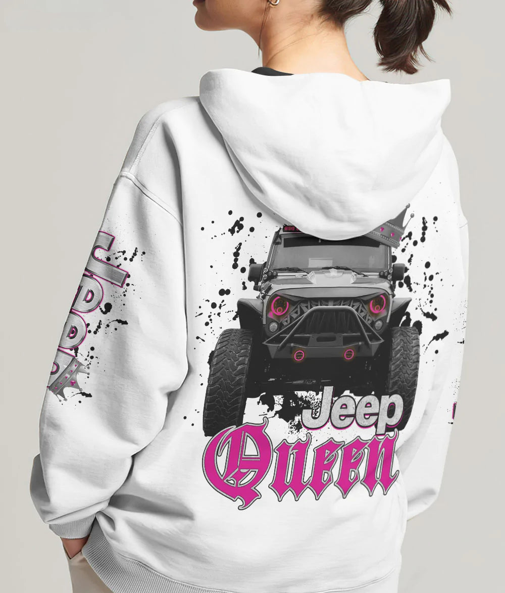 king-queen-jeep-dirty-couple-hoodie