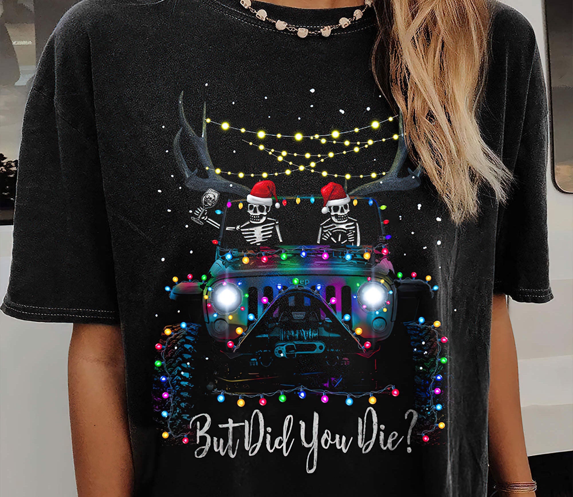 skull-and-jeep-christmas-2d-t-shirt