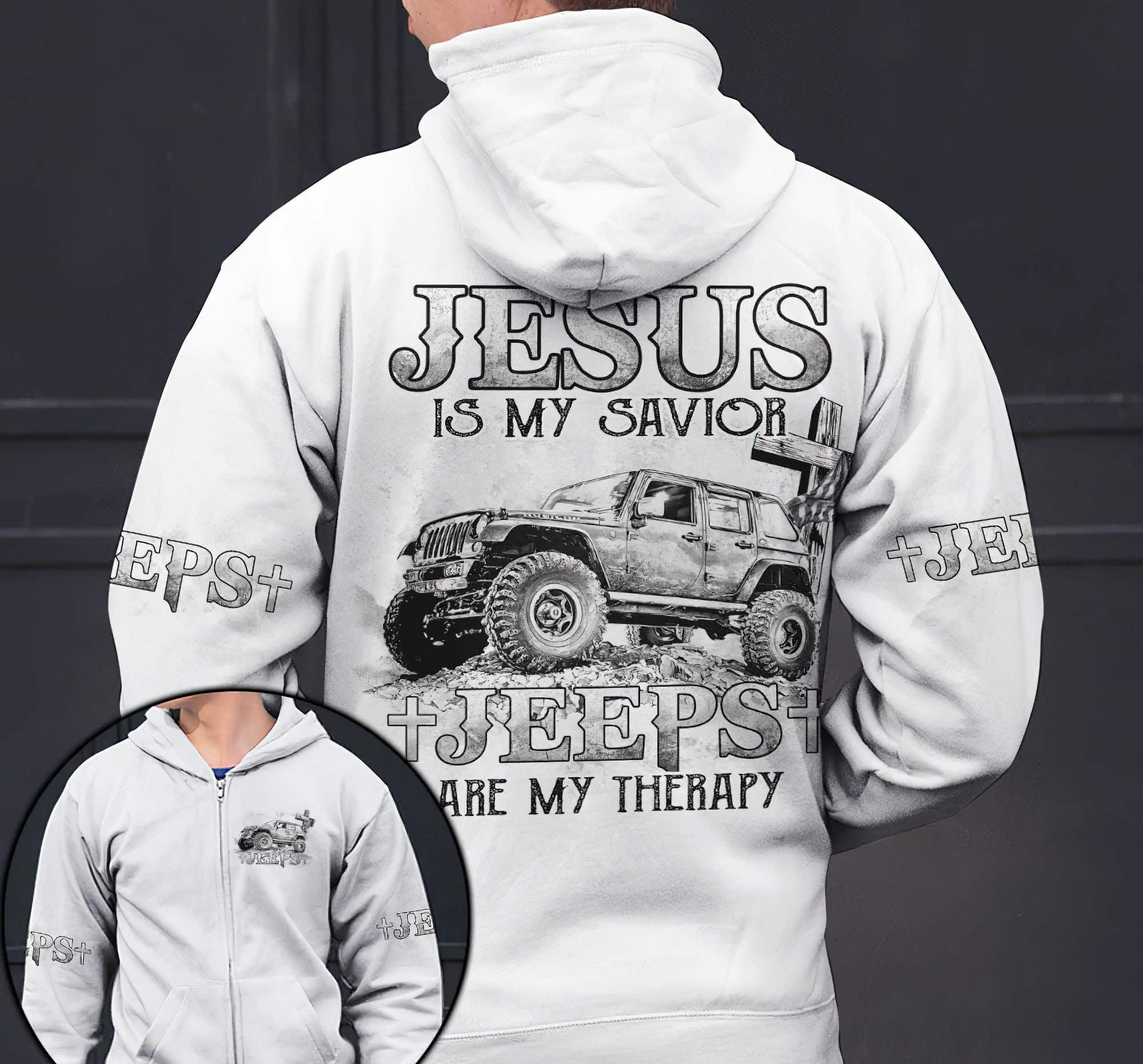 jesus-is-my-savior-jeeps-are-my-therapy-all-over-print-hoodie