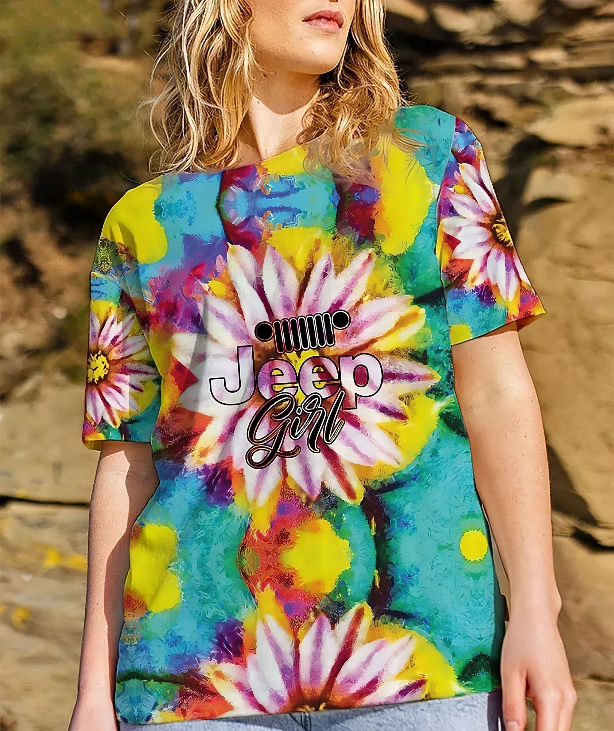 jeep-girl-painting-sunflower-all-over-print-t-shirt