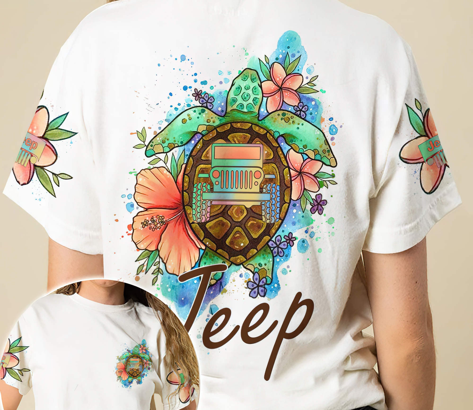 sea-turtle-jeep-watercolor-t-shirt