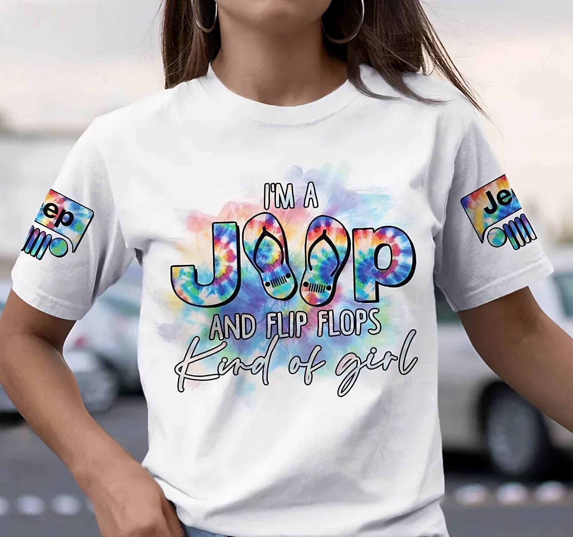 jeep-and-flip-flops-girl-tie-dye-all-over-print-t-shirt