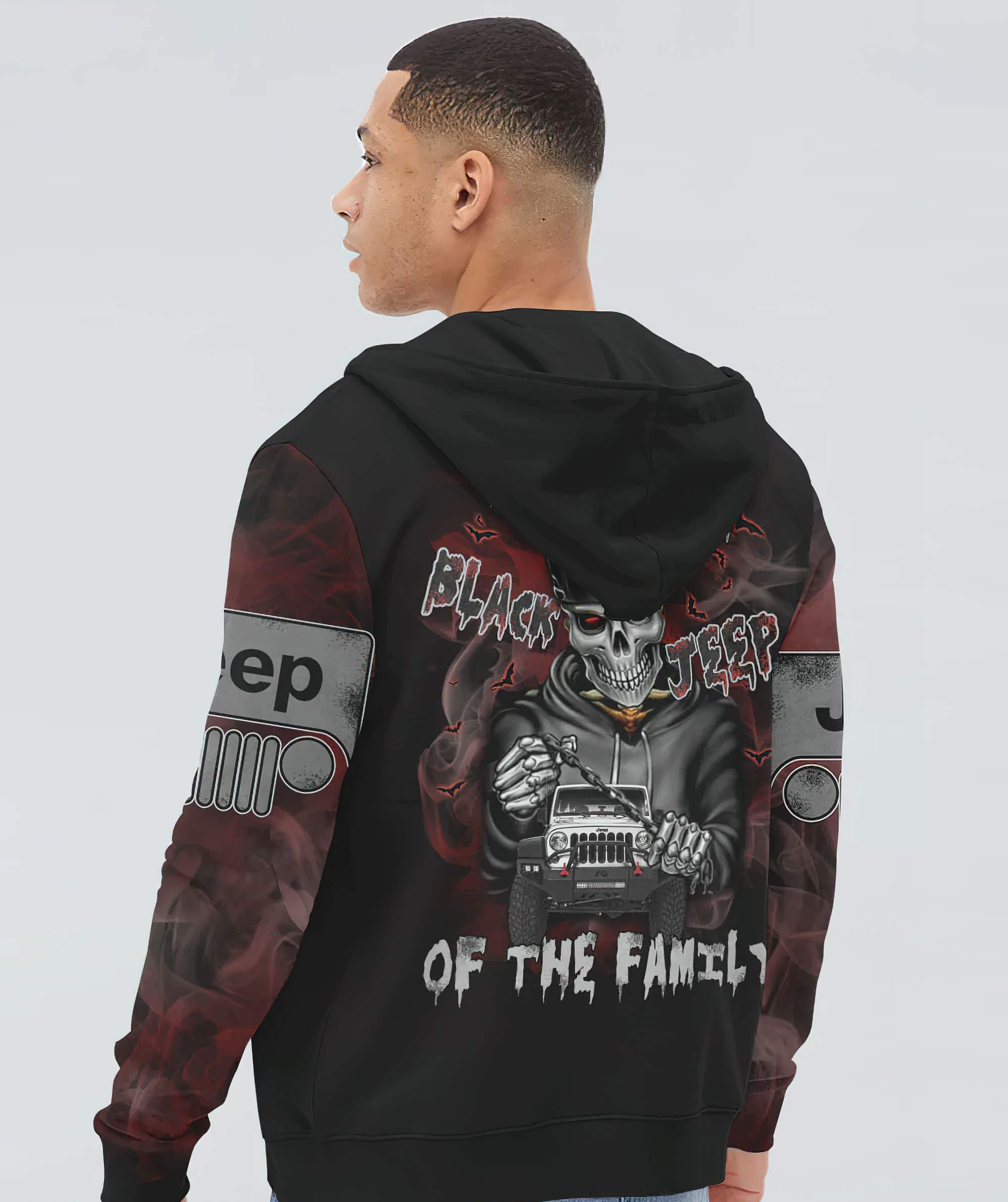 im-the-black-jeep-of-the-family-skull-hoodie