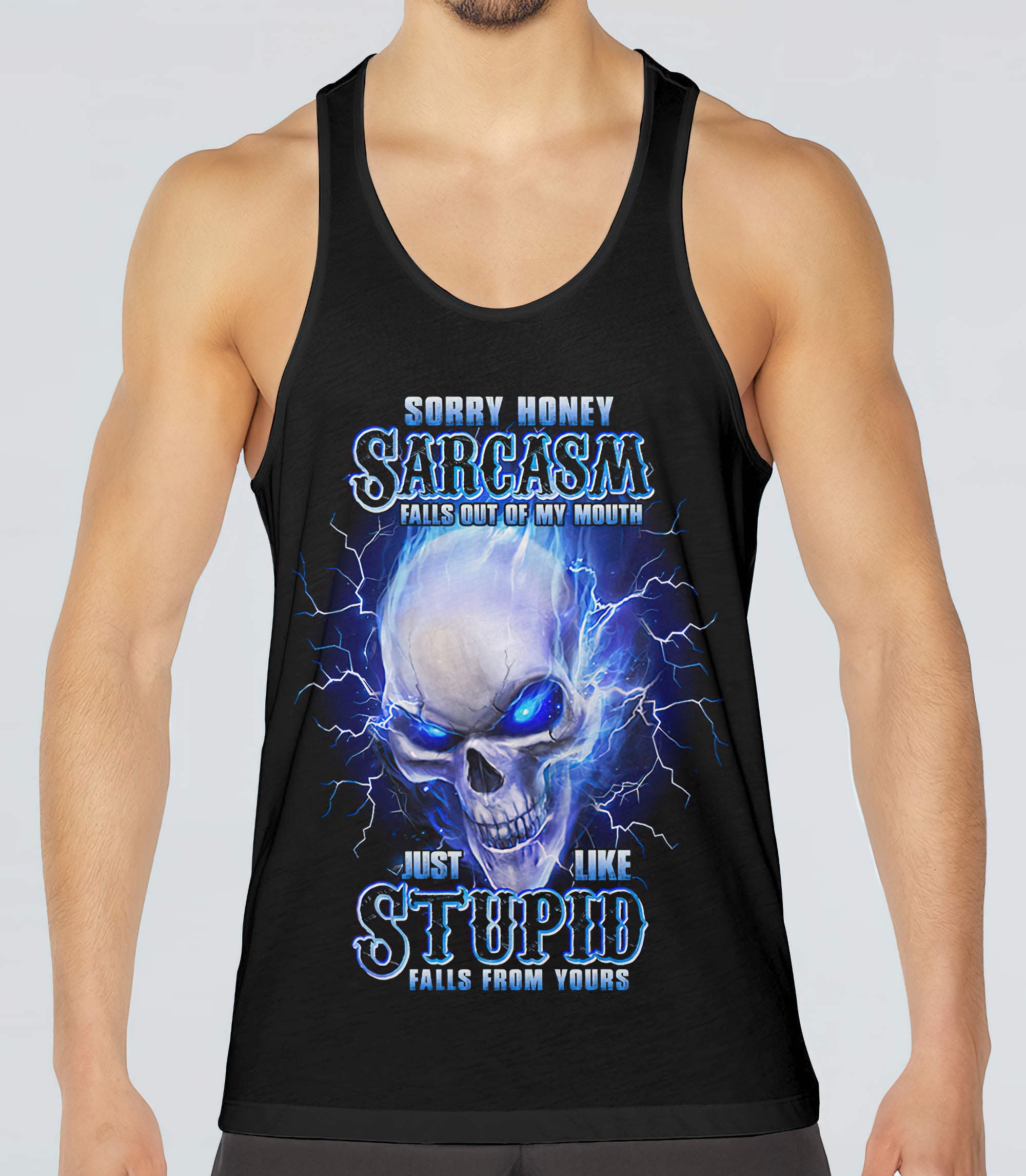 sorry-honey-skull-fire-all-over-print-tank-top