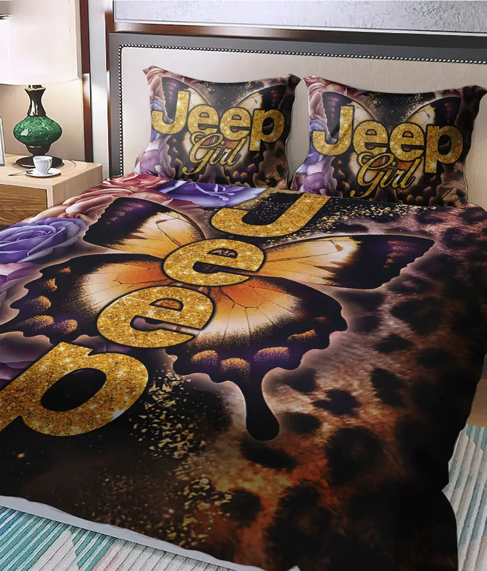 jeep-leopard-flower-bedding-set-bedding-set