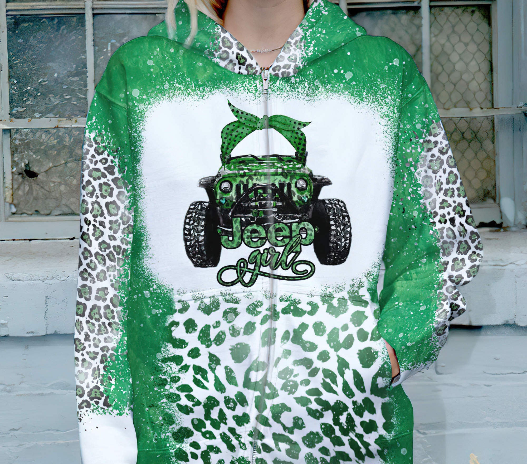 jeep-girl-green-leopard-hoodie