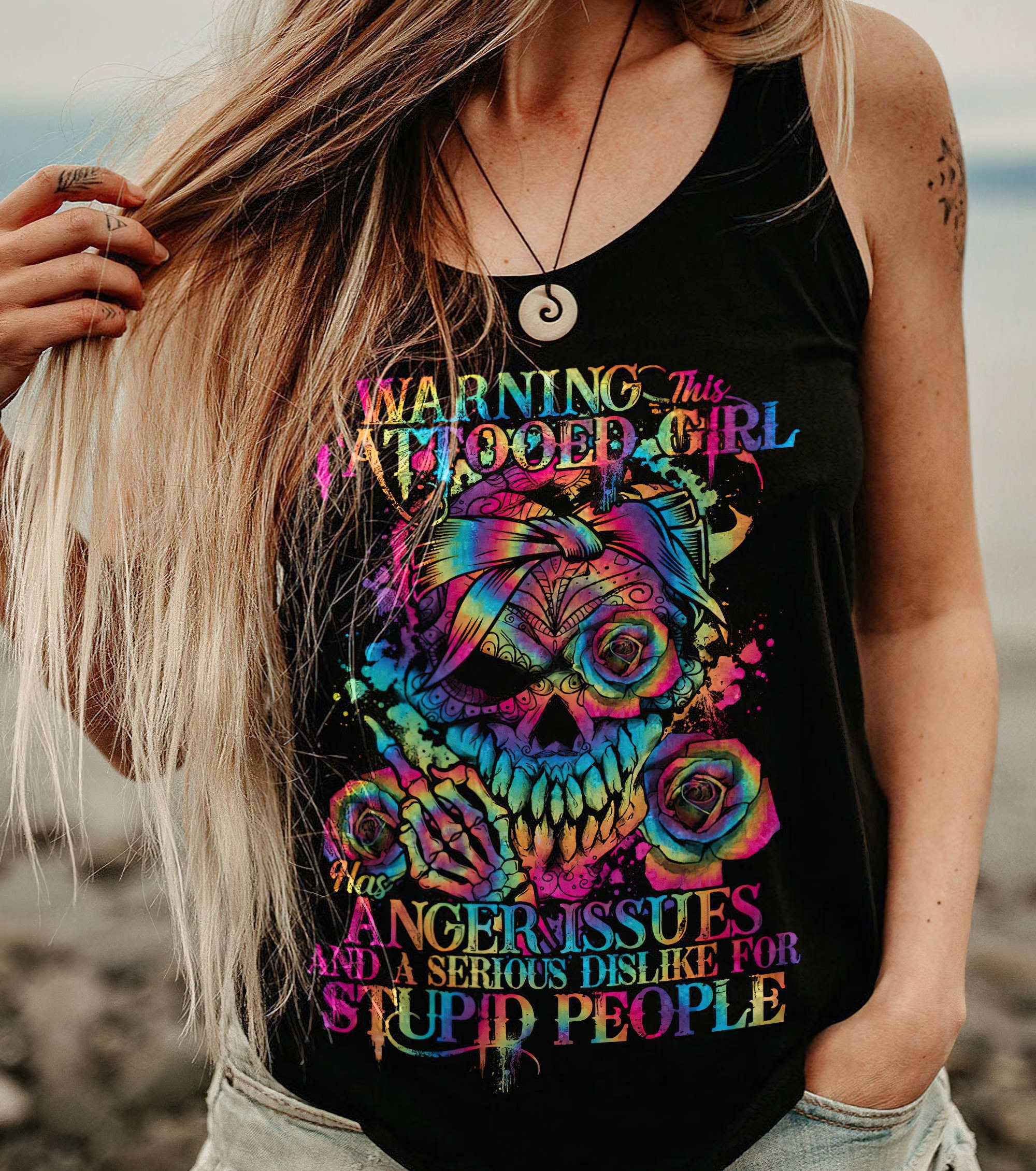 warning-tattooed-girl-skull-tie-dye-all-over-print-tank-top