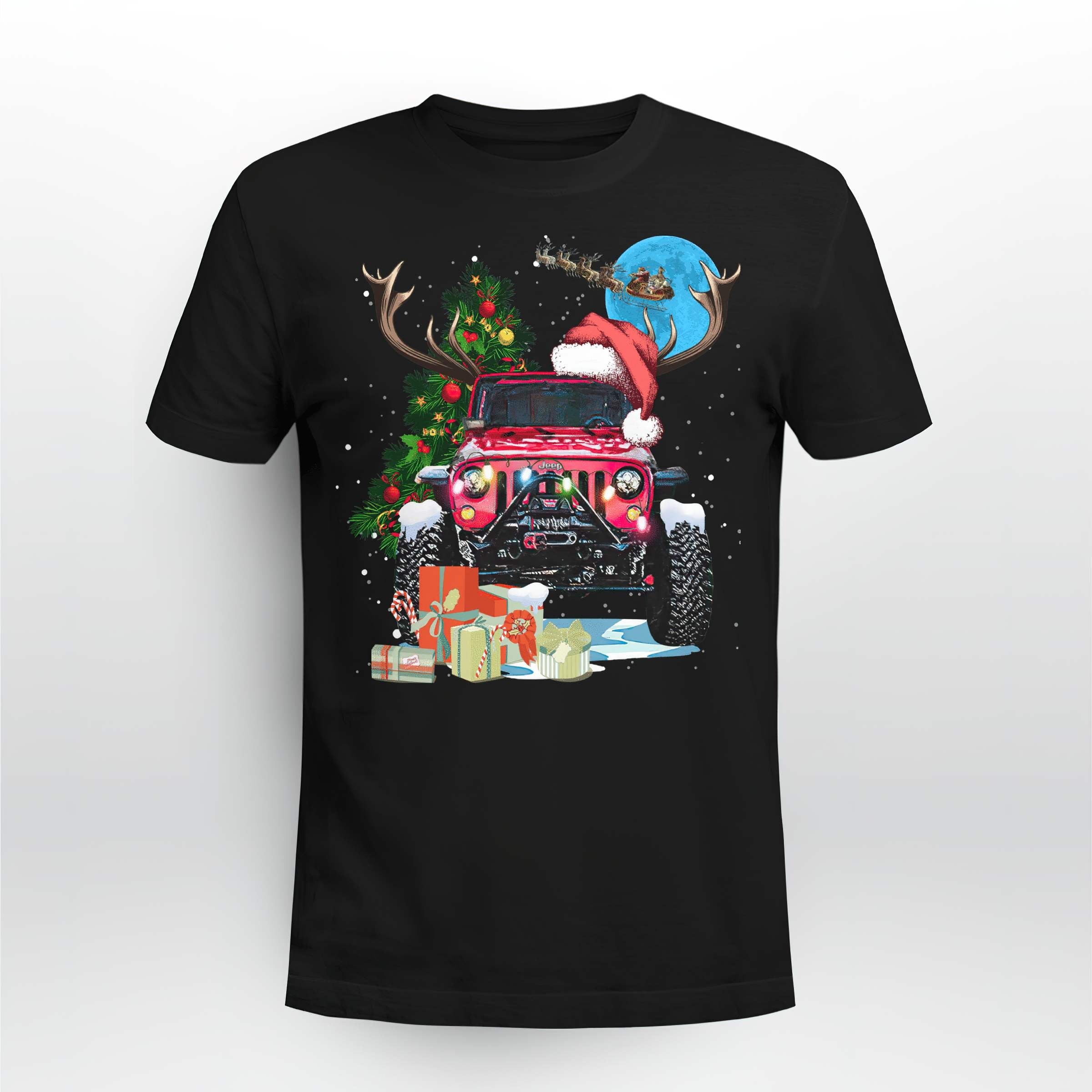 moon-christmas-jeep-christmas-t-shirt