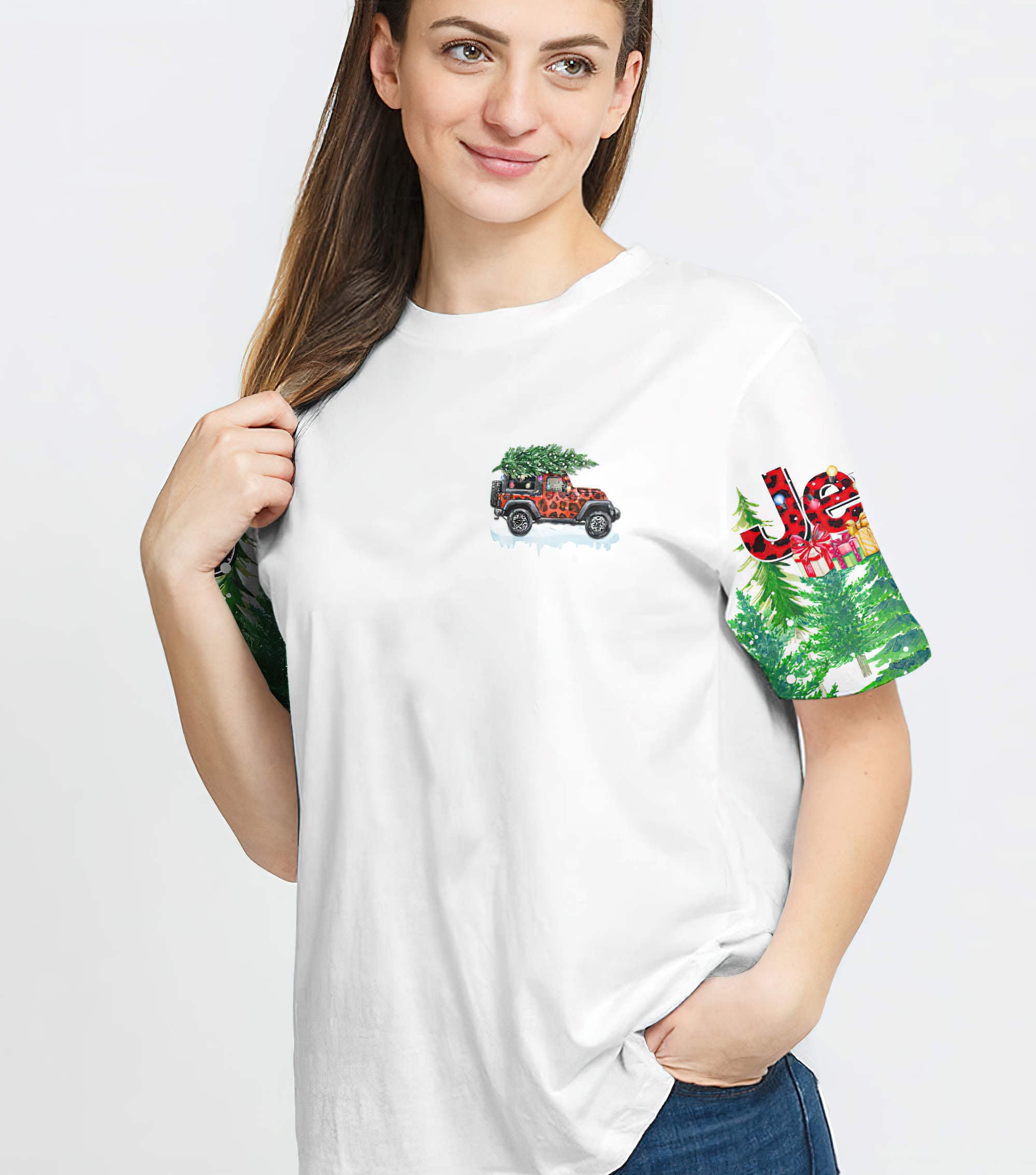 my-sleigh-broke-jeep-painting-leopard-t-shirt