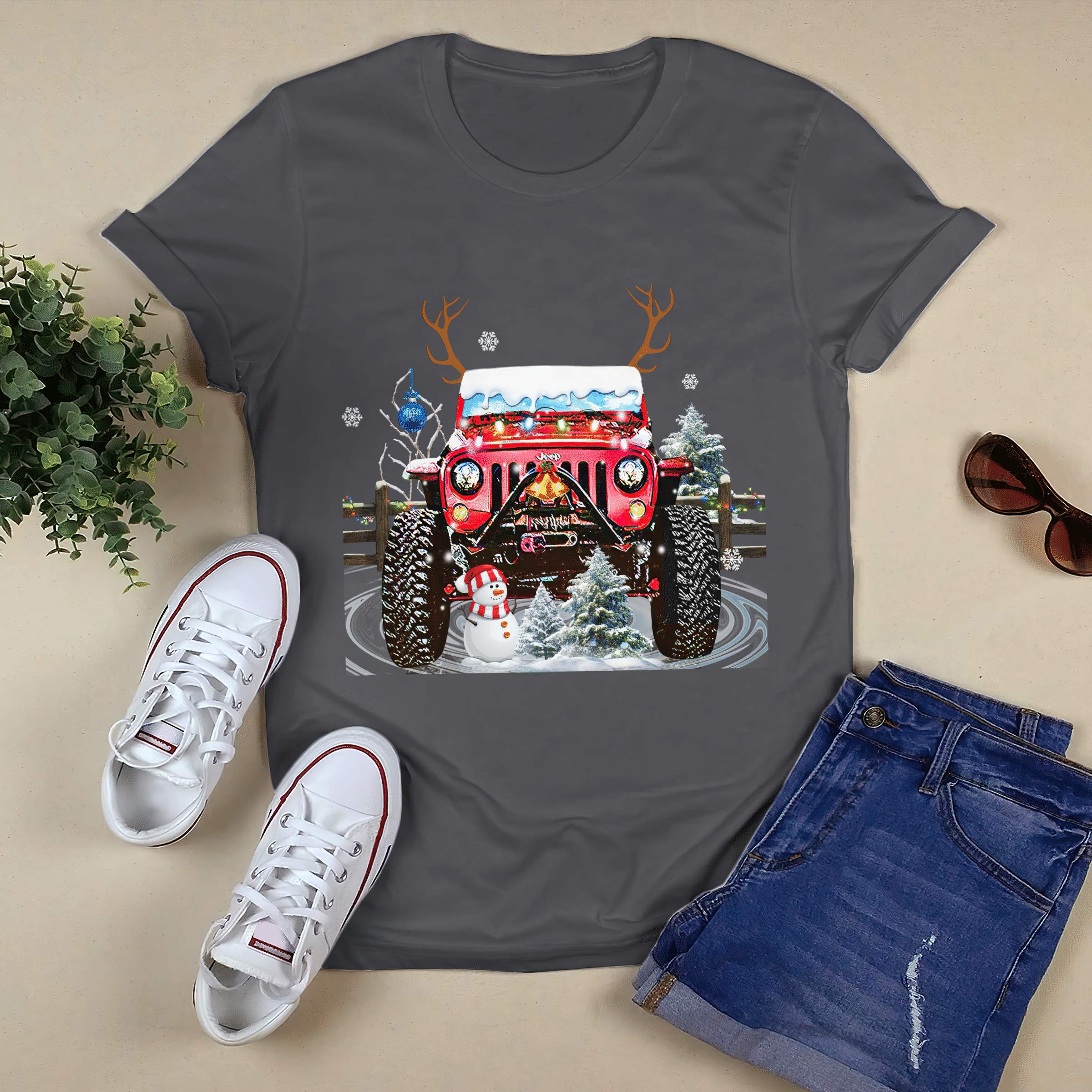 under-water-jeep-christmas-t-shirt