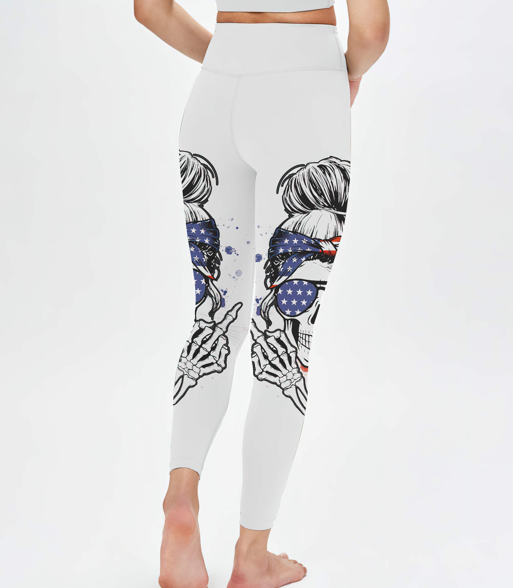 a-real-women-skull-messy-bun-all-over-print-leggings