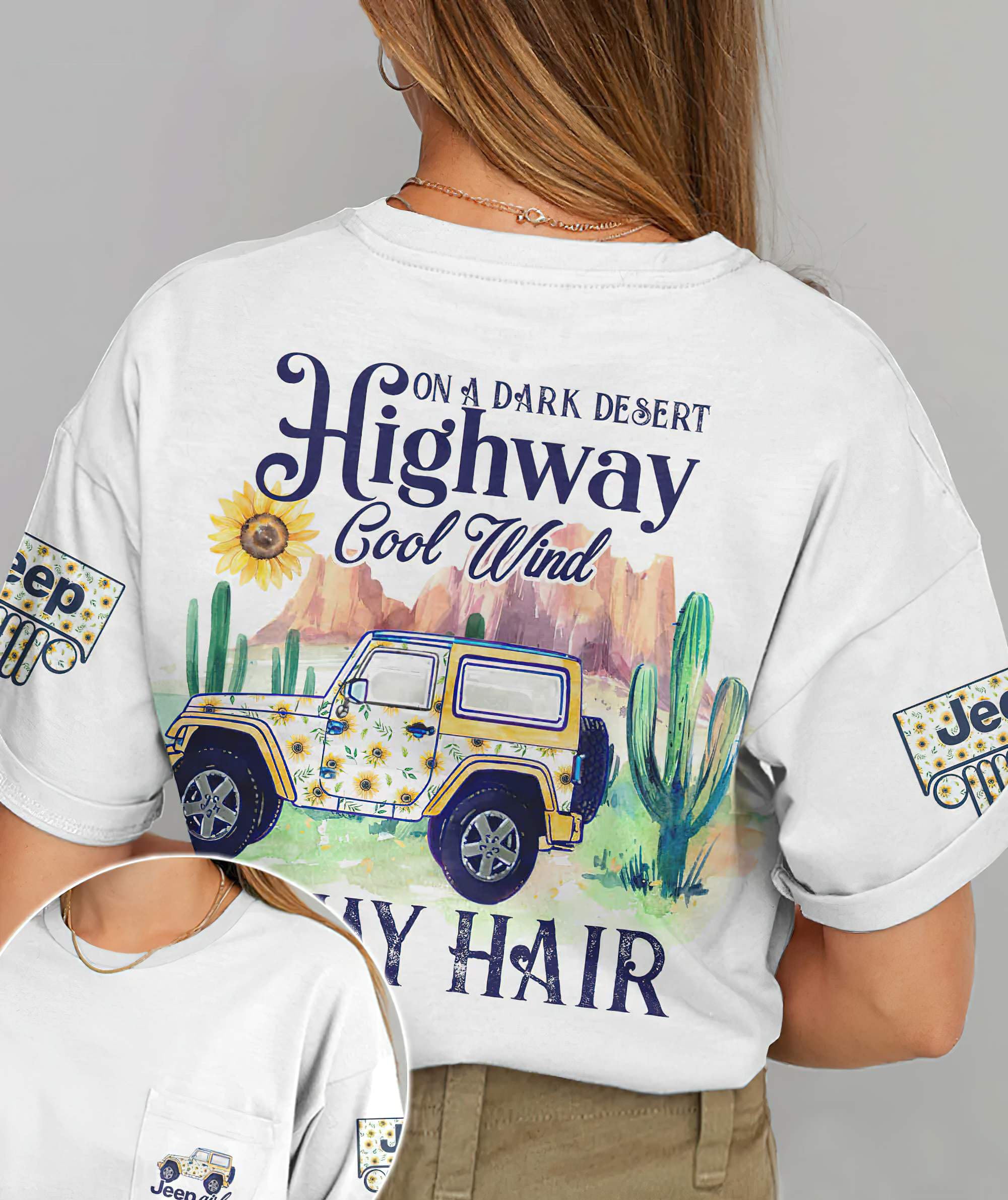 on-a-dark-desert-highway-jeep-sunflower-all-over-print-t-shirt