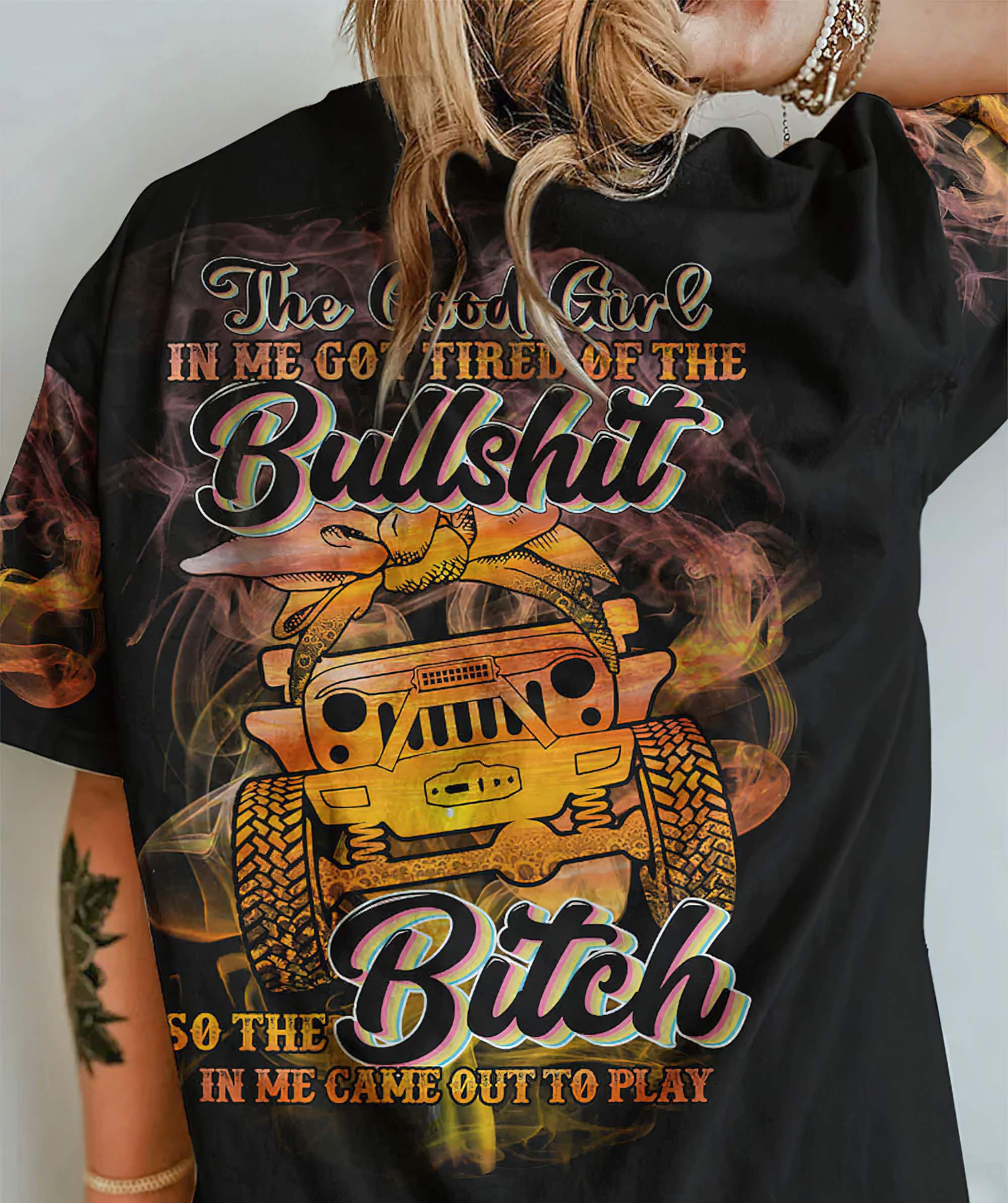 the-good-girl-in-me-tired-jeep-sunset-beach-all-over-print-t-shirt