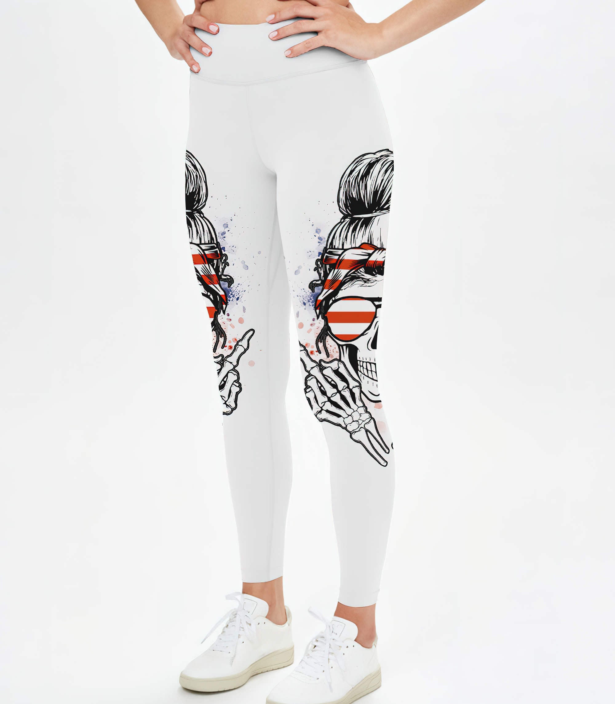 a-real-women-skull-messy-bun-all-over-print-leggings