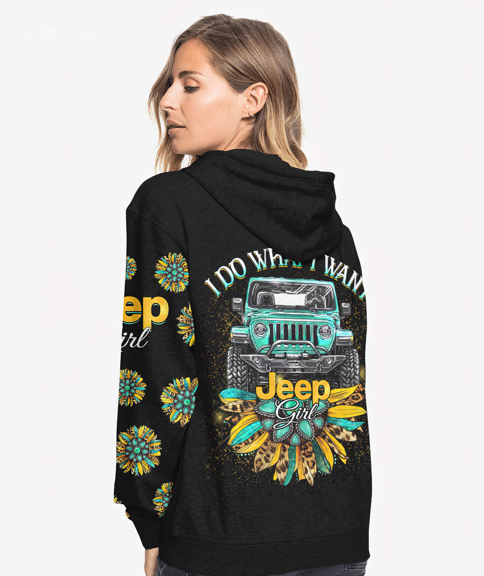 leopard-sunflower-jeep-girl-1-hoodie