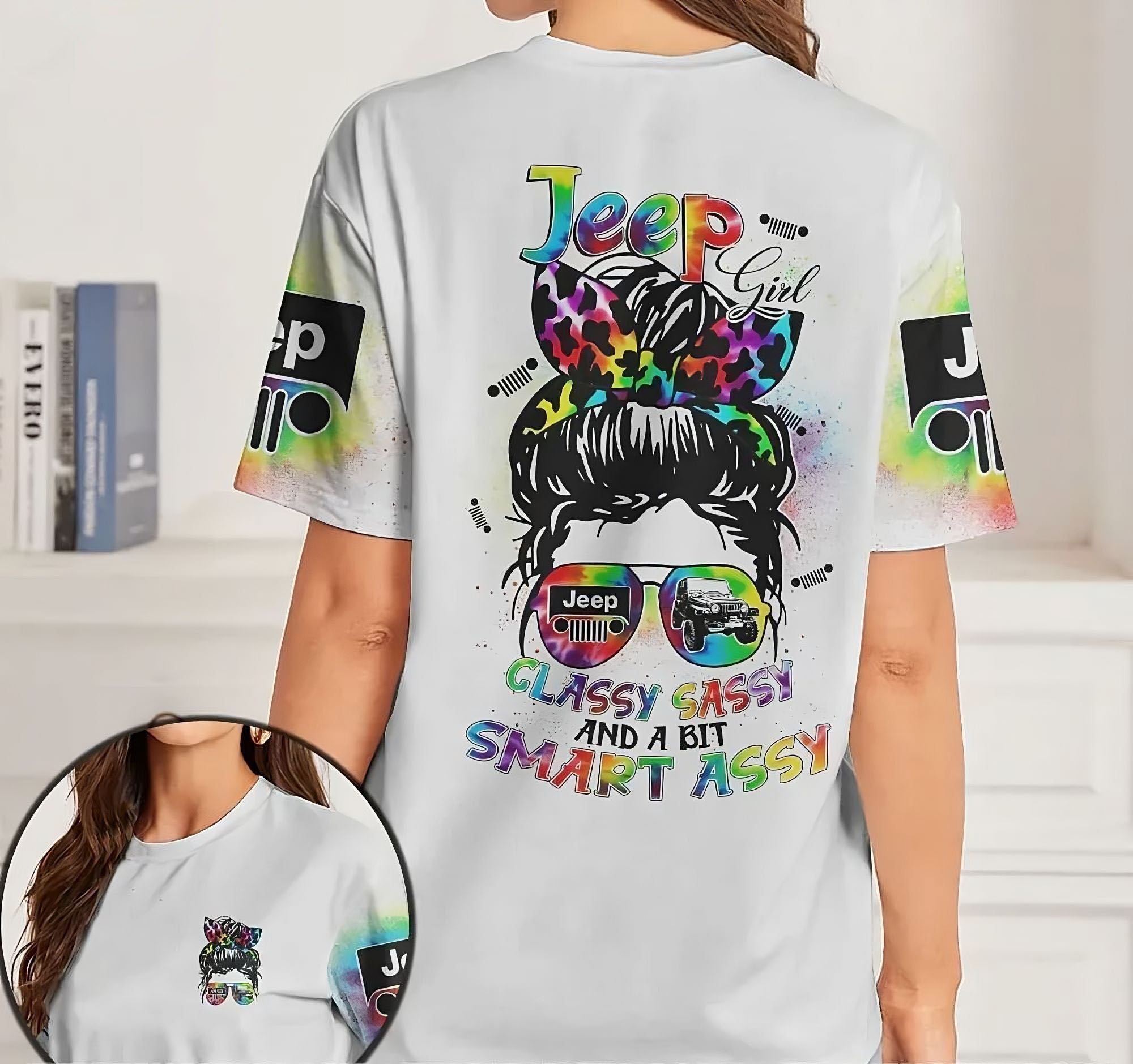 jeep-girl-classy-sassy-and-a-bit-smart-a-messy-bun-all-over-print-t-shirt