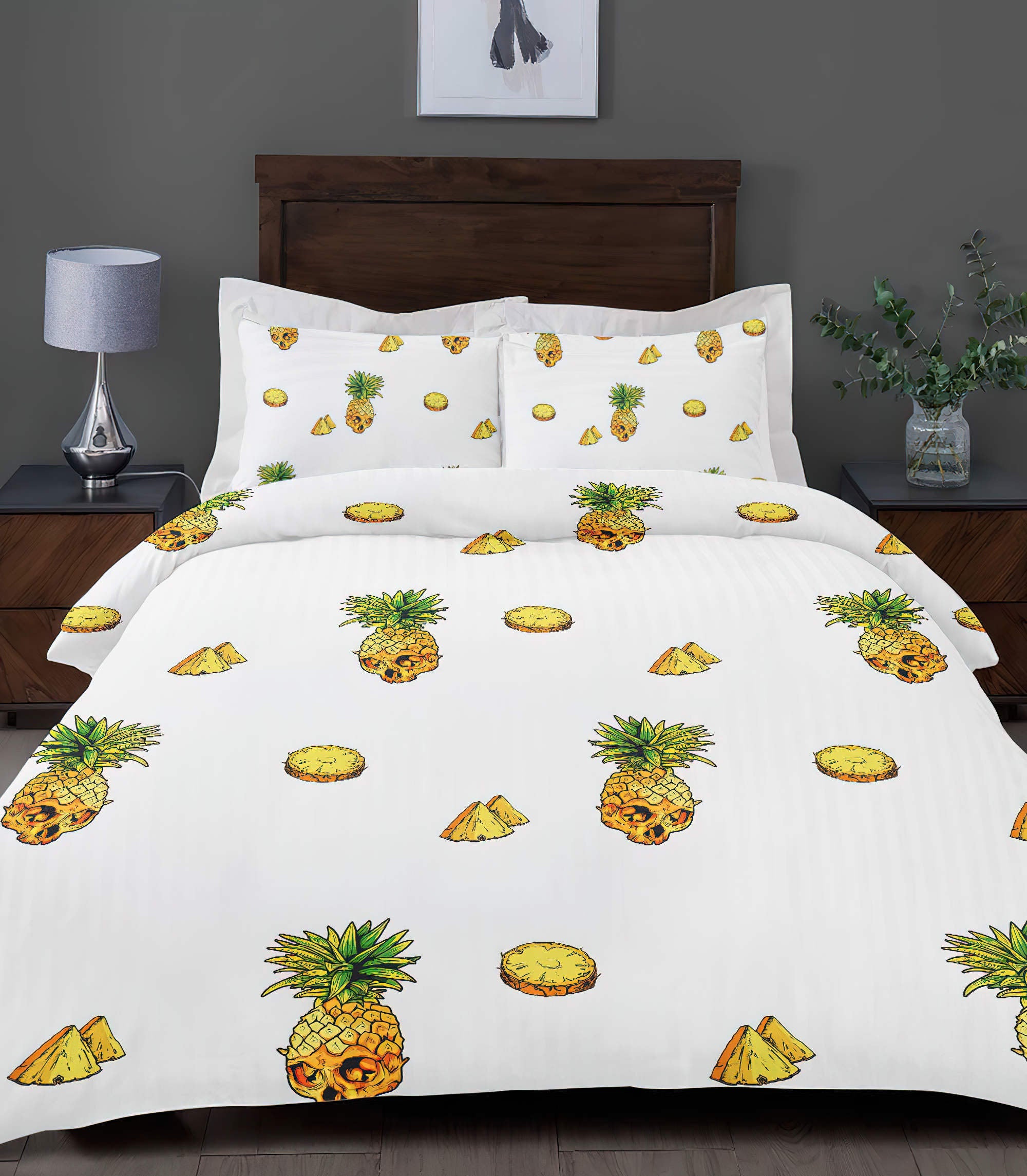 skull-pineapple-bedding-set-bedding-set