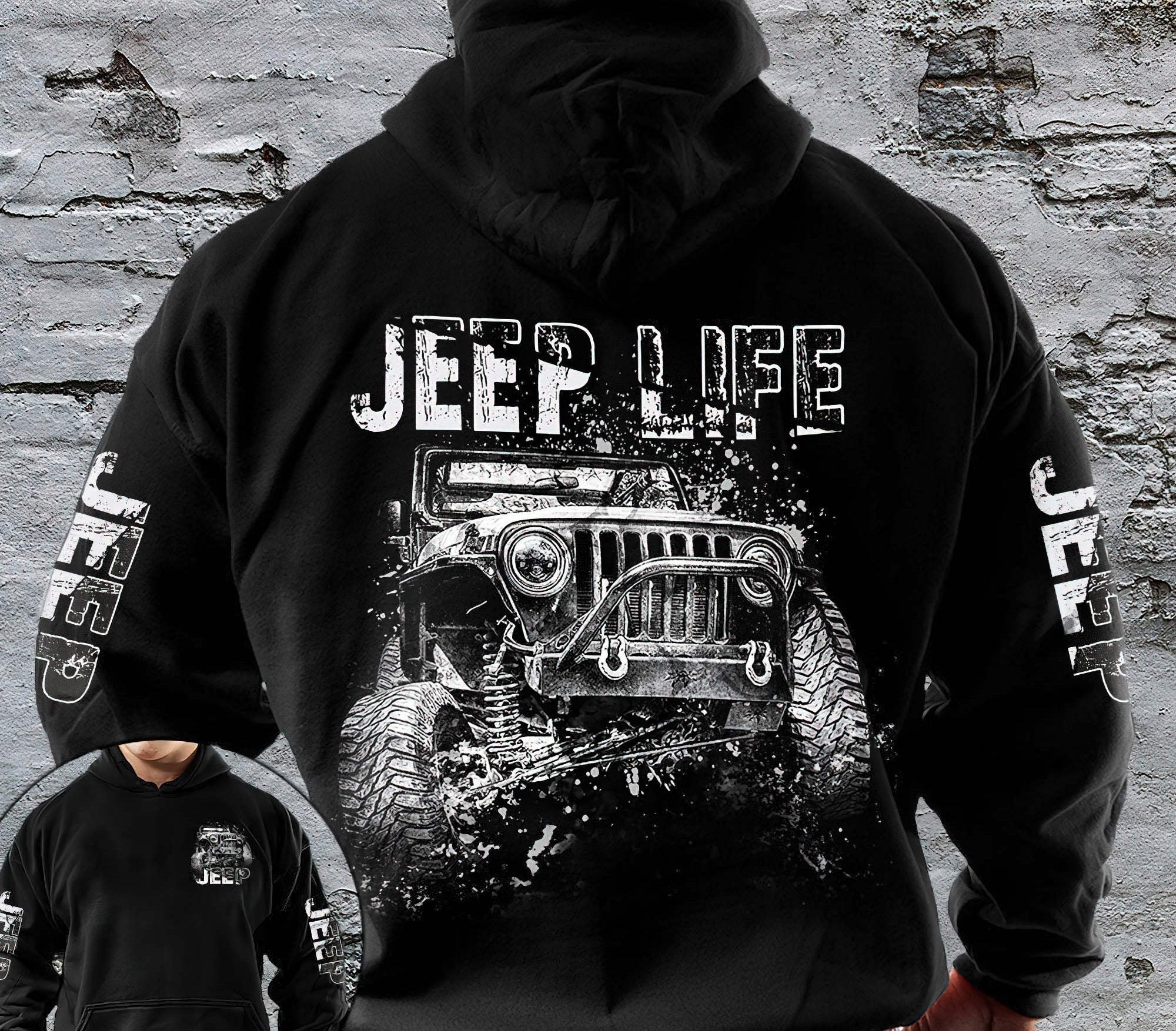 jeep-life-half-text-bw-hoodie