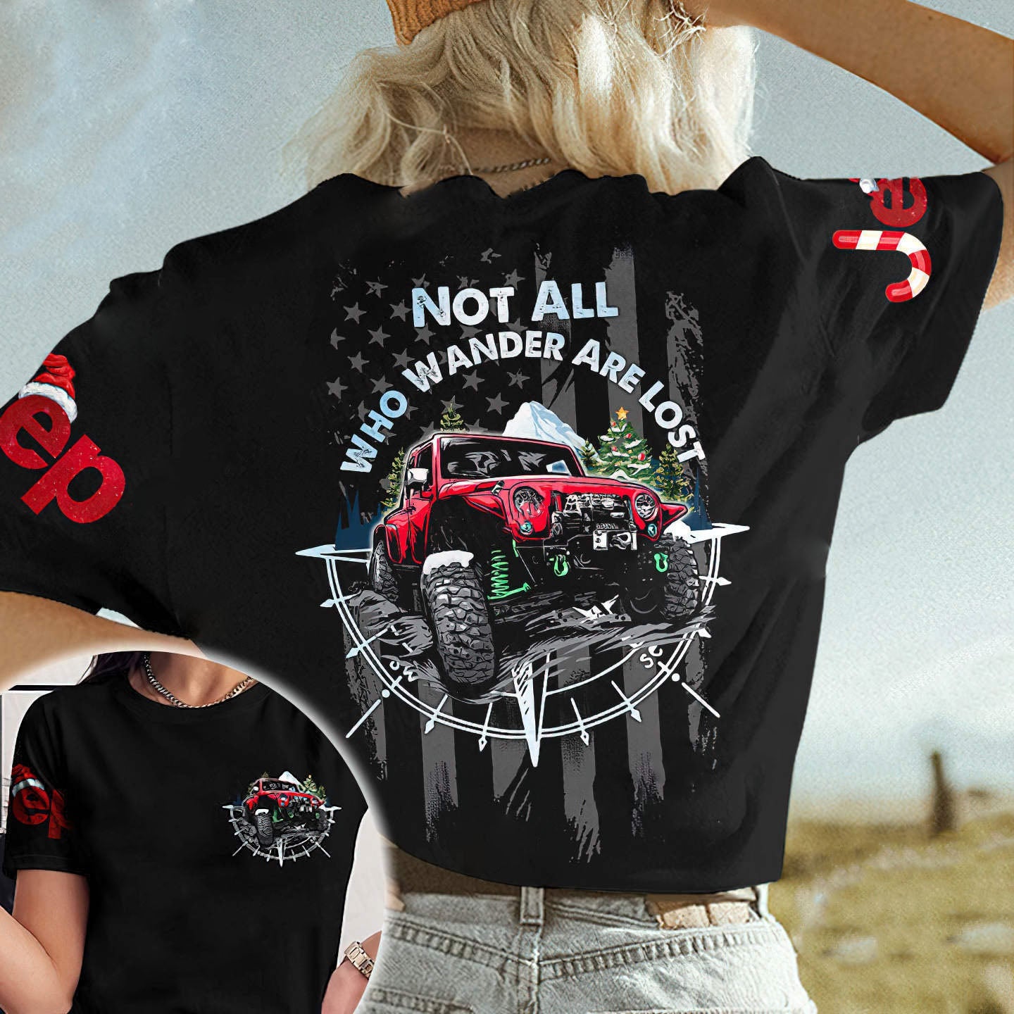 not-all-jeep-christmas-t-shirt