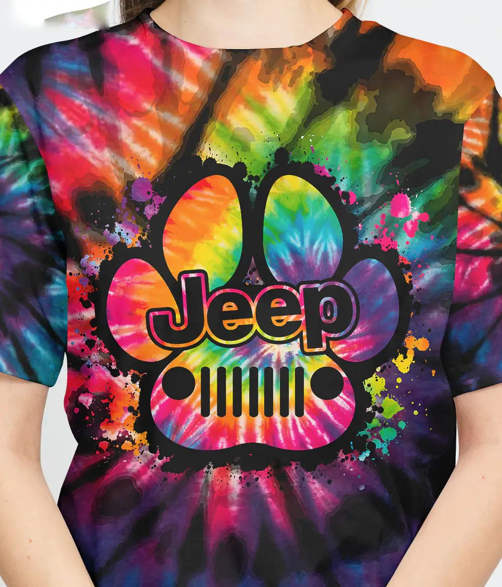 easily-distracted-by-jeeps-and-dogs-tie-dye-full-t-shirt