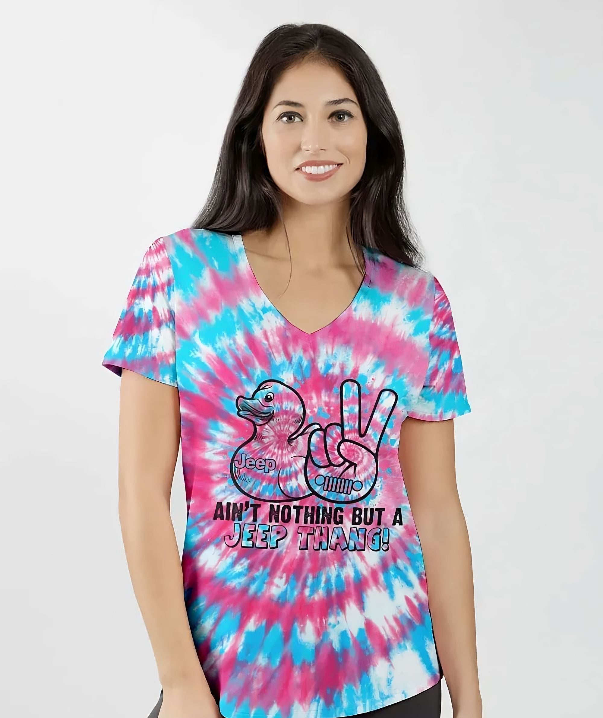 aint-nothing-but-a-jeep-thang-tie-dye-all-over-print-women-v-neck-t-shirt