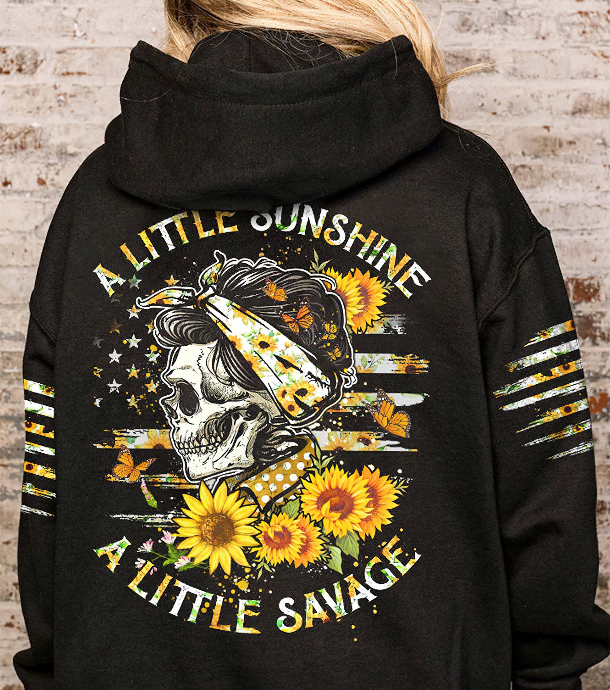 a-little-sunshine-a-little-savage-skull-sunflower-all-over-print-hoodie