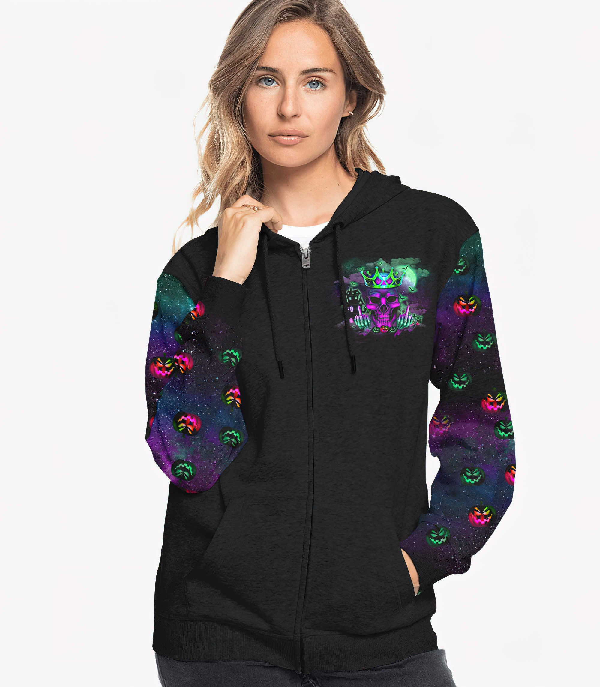 im-the-fking-queen-halloween-skull-all-over-print-hoodie