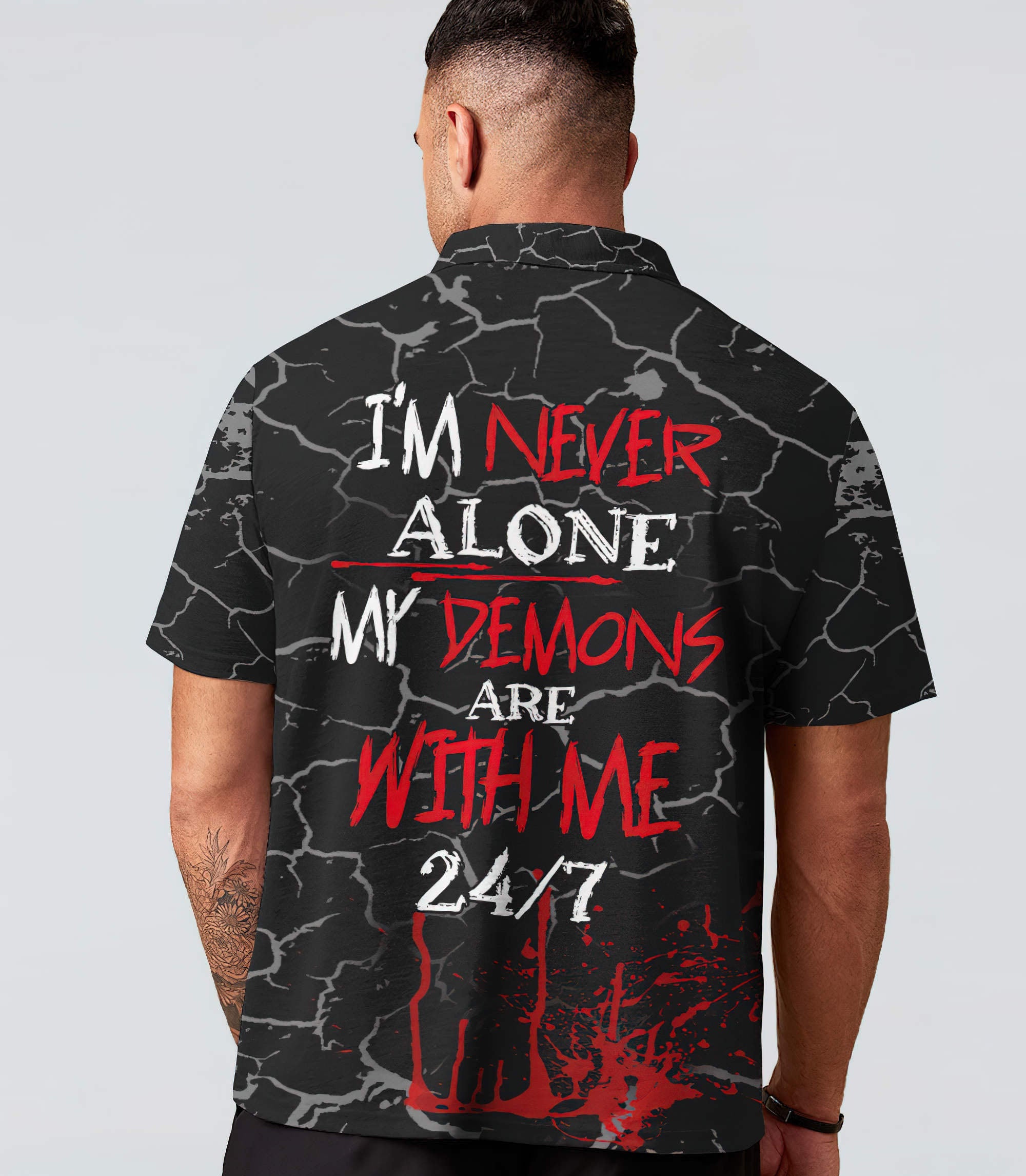 im-never-alone-evil-skull-all-over-print-polo-shirt