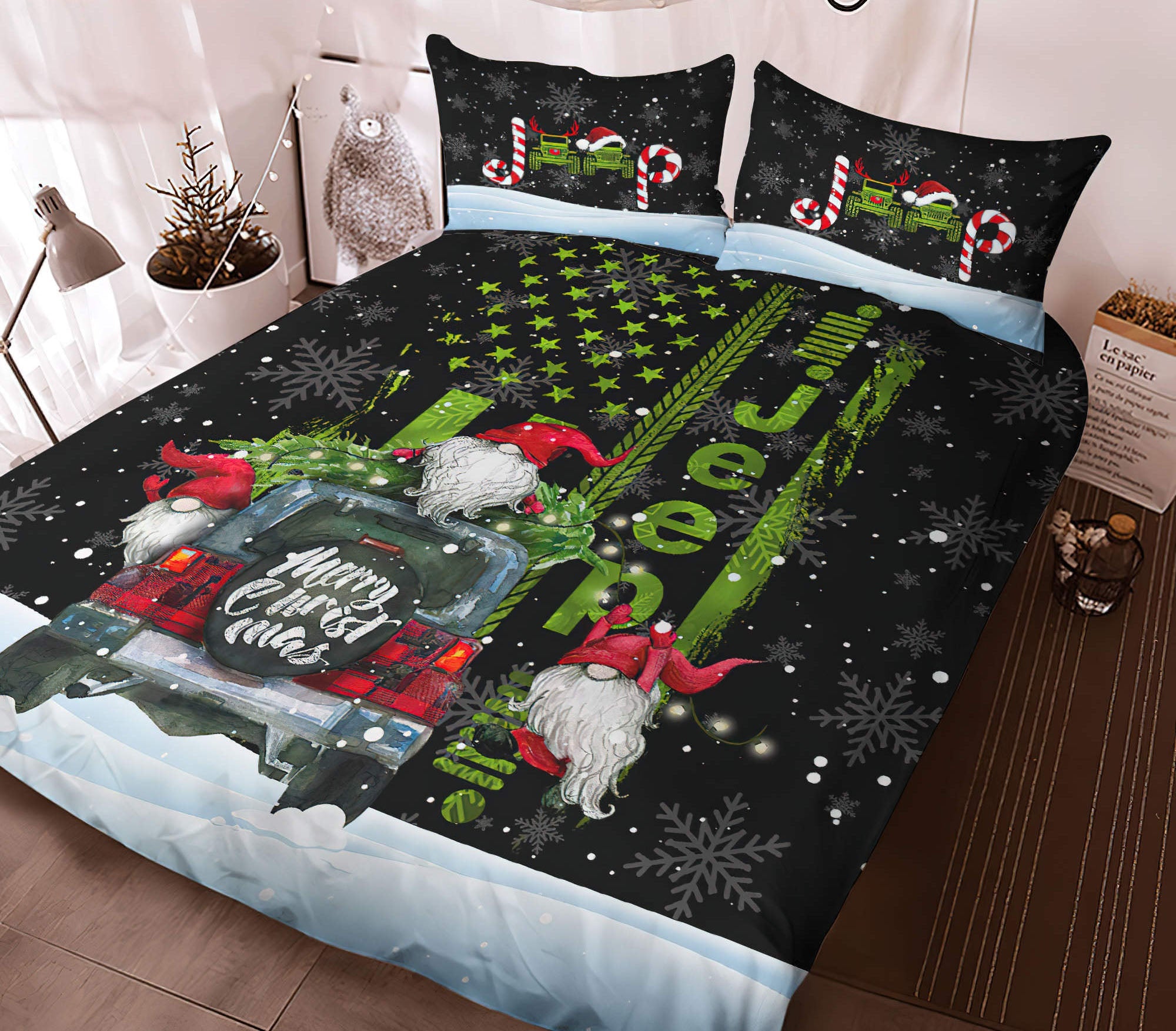 jeep-gn-xmas-flag-bedding-set