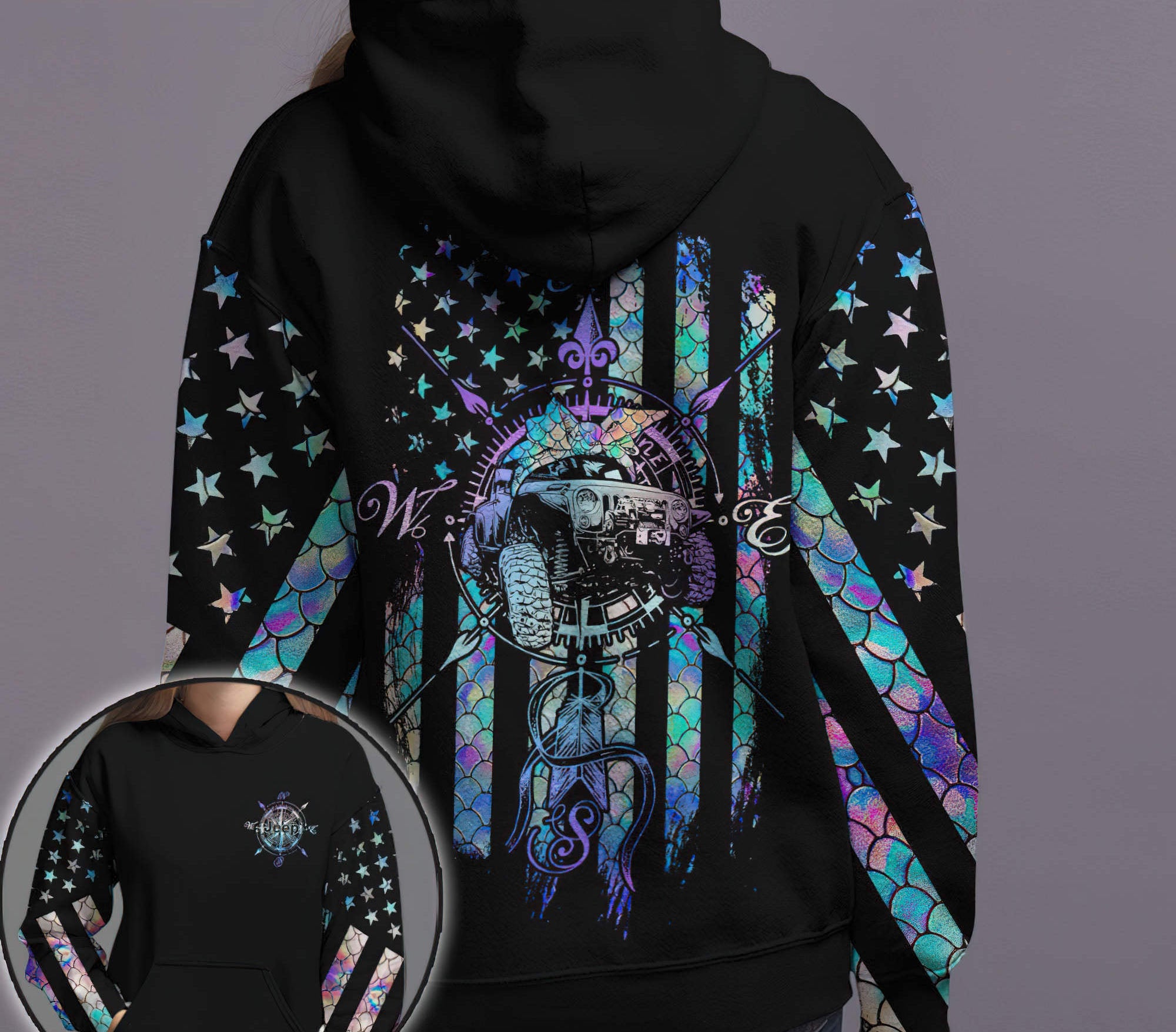 jeep-compass-mermaid-flag-hoodie