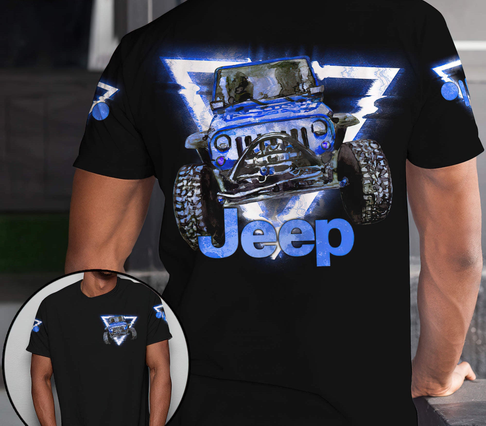 jeep-neon-triangle-t-shirt