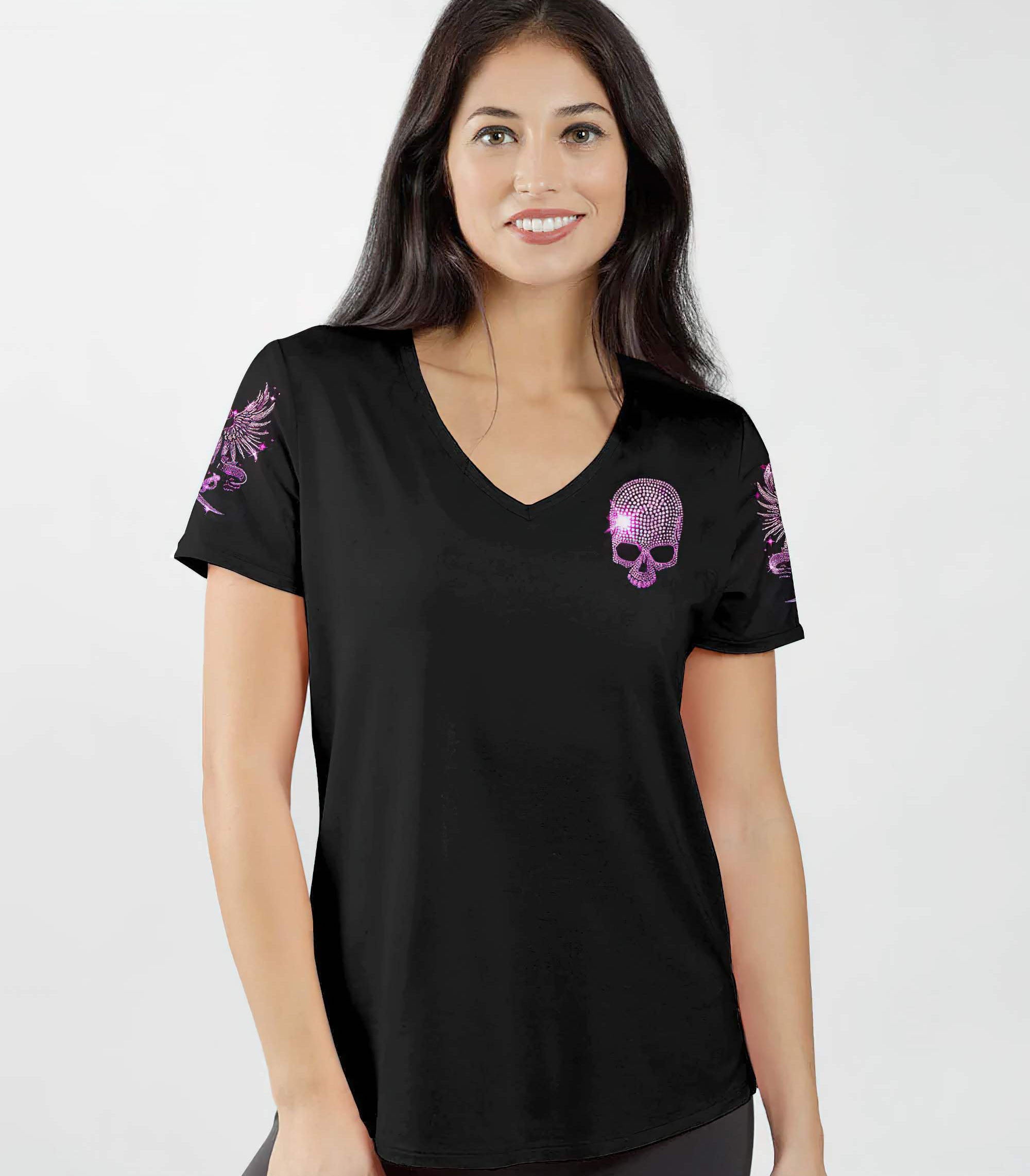 the-good-girl-in-me-got-tired-skull-all-over-print-37-women-v-neck-t-shirt