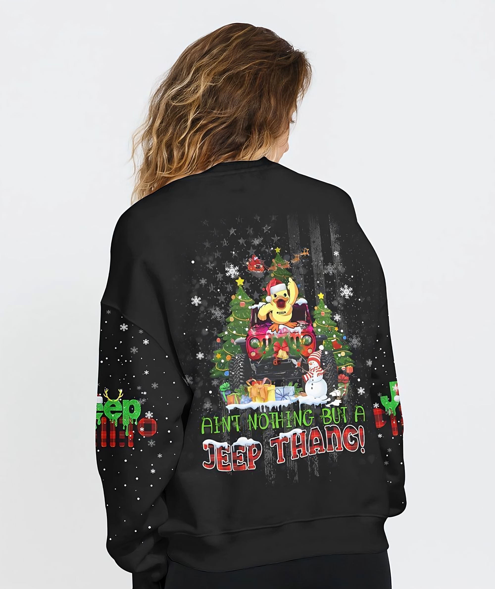 aint-nothing-but-a-jeep-thang-christmas-sweatshirt