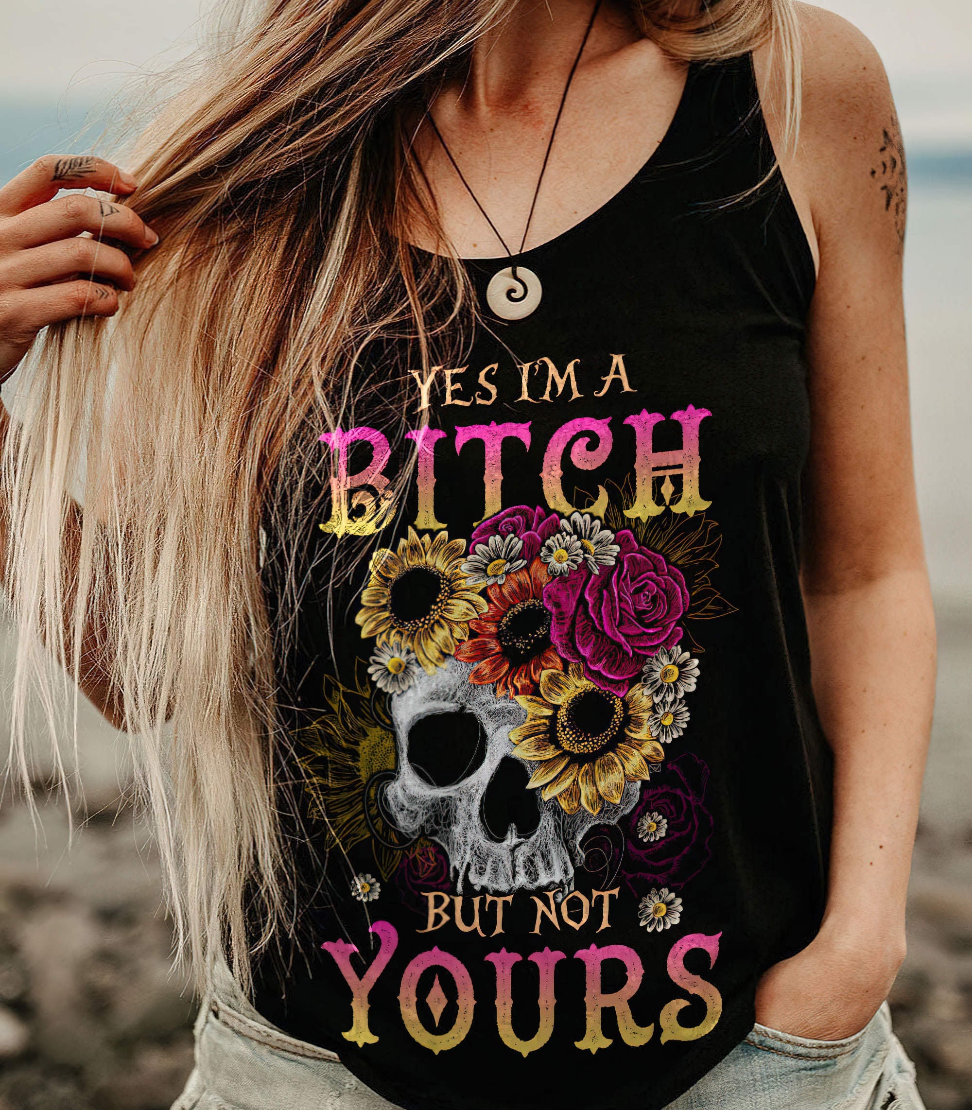 yes-im-a-b-flower-skull-all-over-print-tank-top