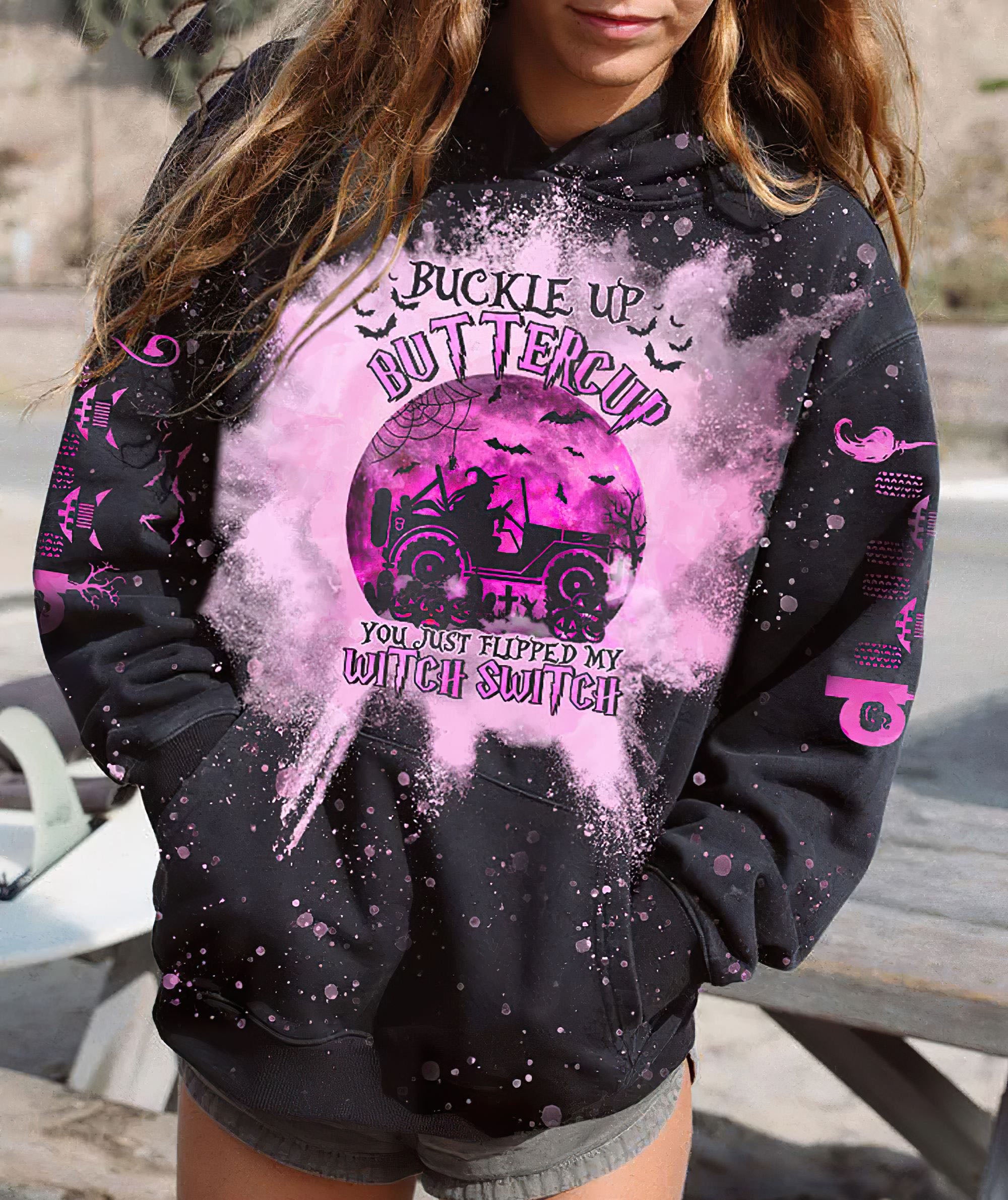 buckle-up-buttercup-jeep-bleached-all-over-print-hoodie