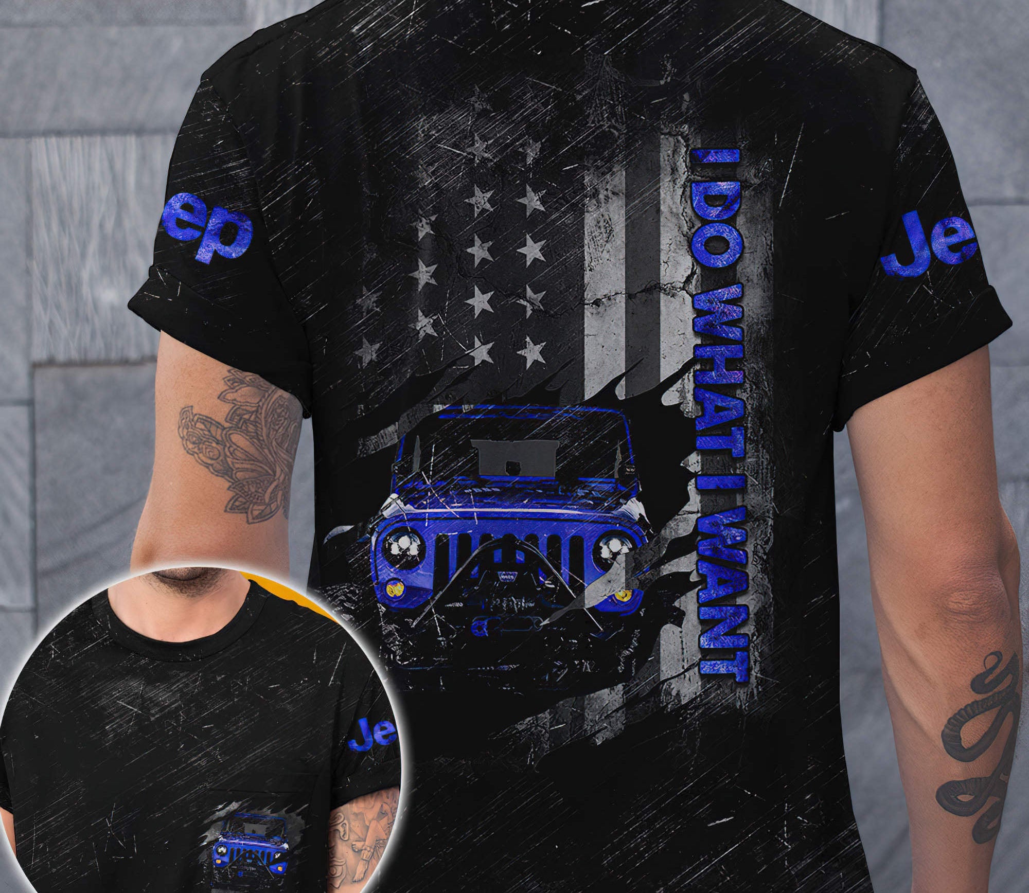 jeep-blue-scratch-t-shirt