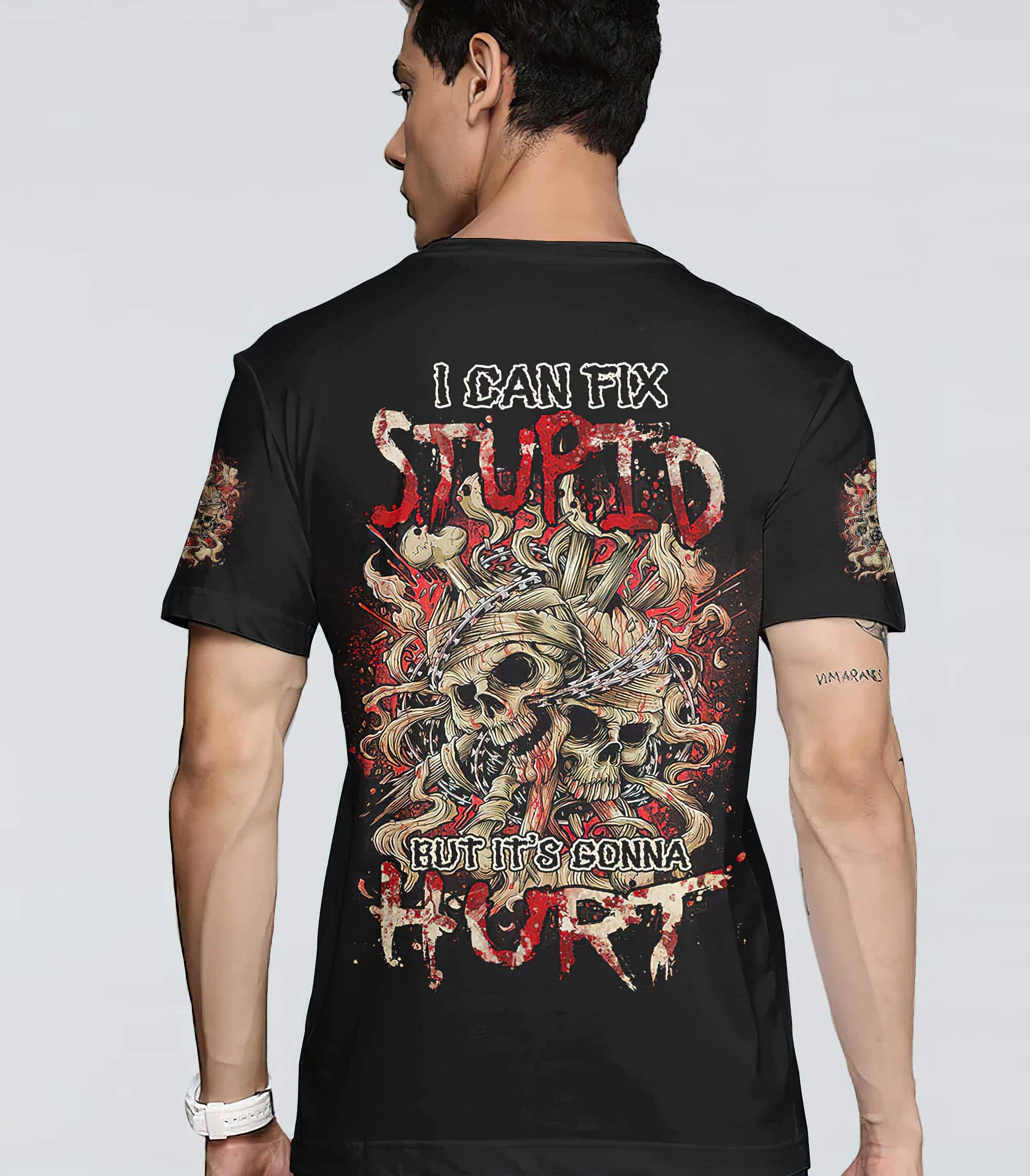 i-can-fix-stupid-skull-bones-blood-all-over-print-t-shirt