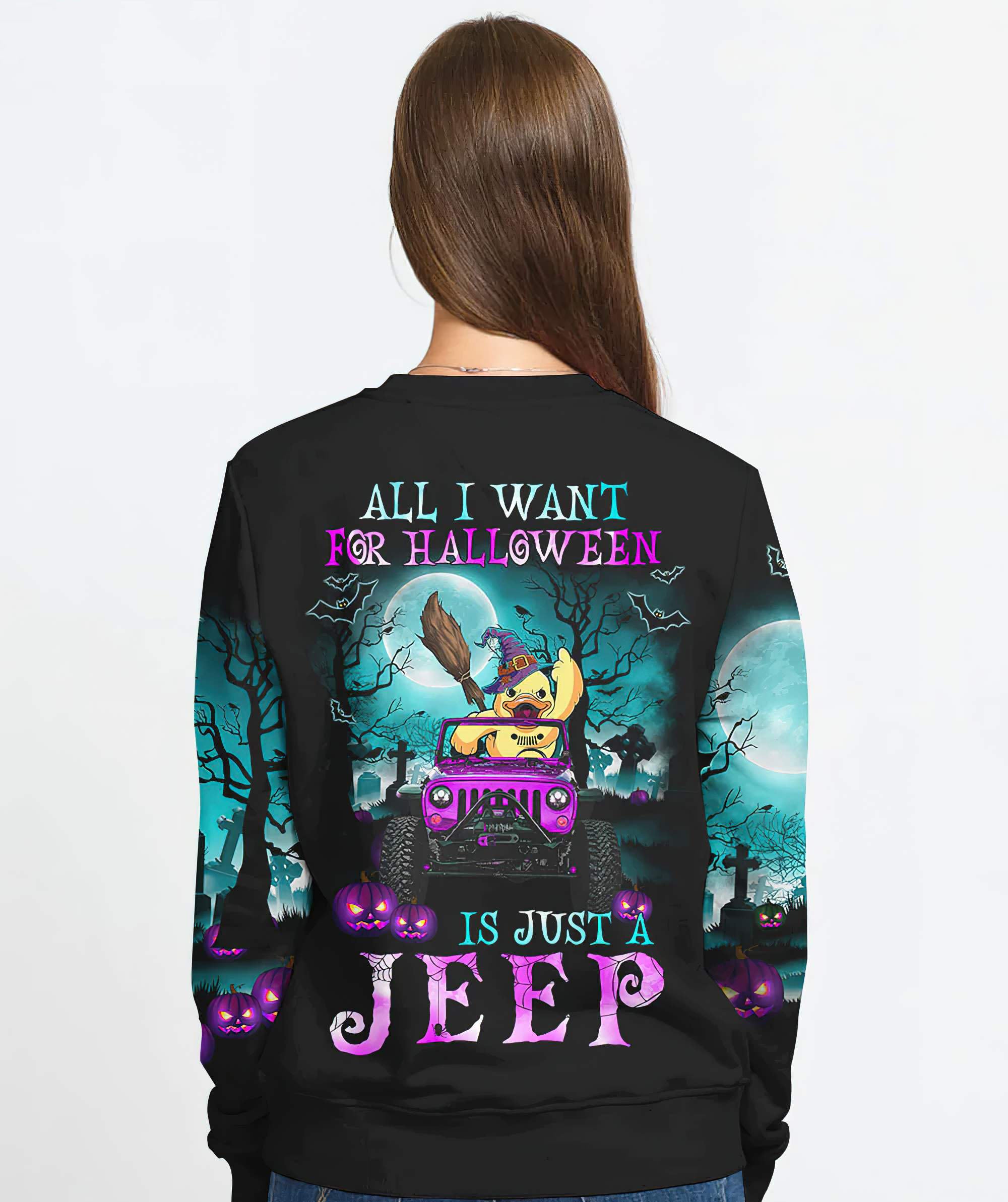 all-i-want-for-halloween-duck-jeep-halloween-sweatshirt