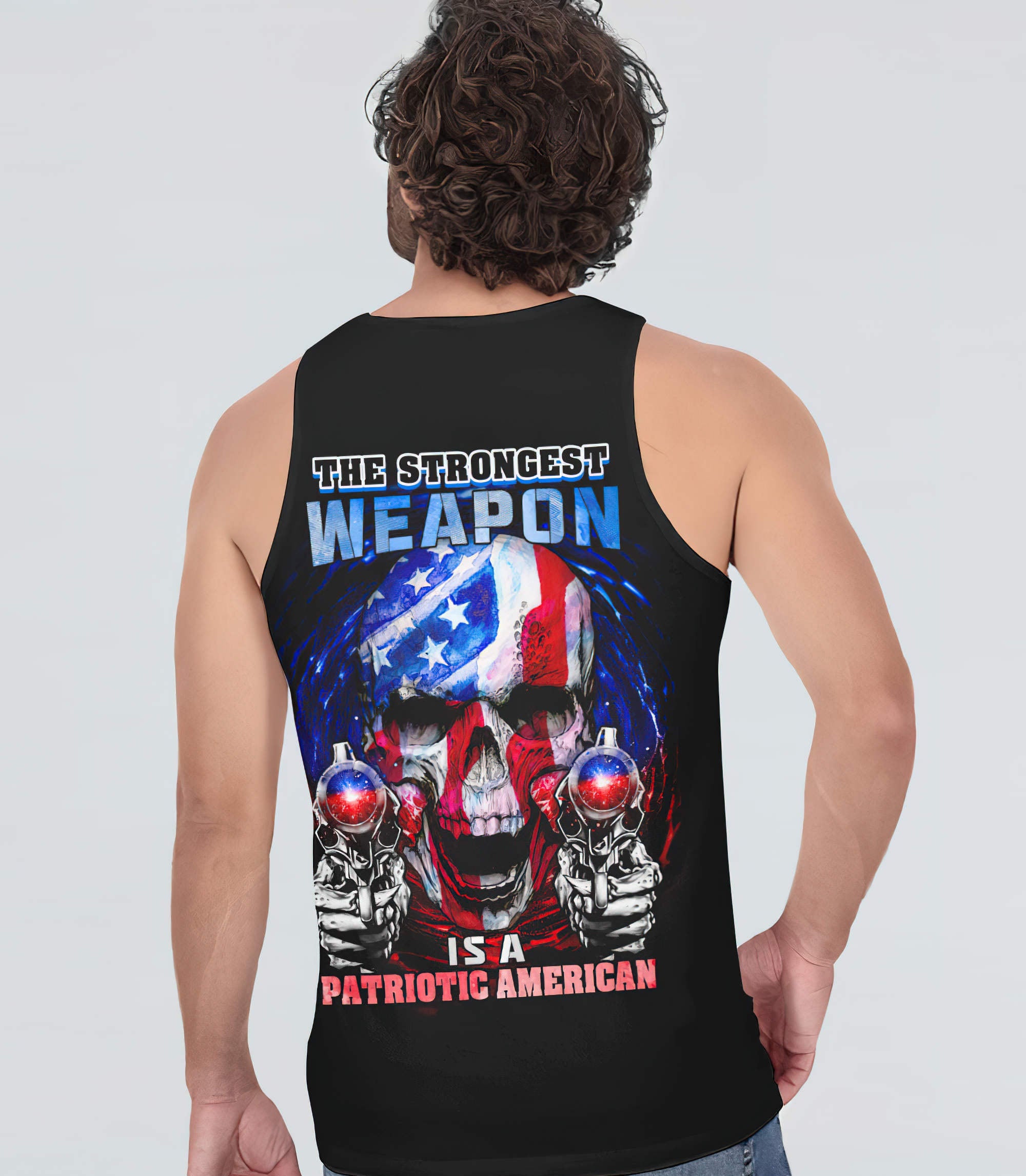 the-strongest-weapon-patriotic-skull-all-over-print-tank-top