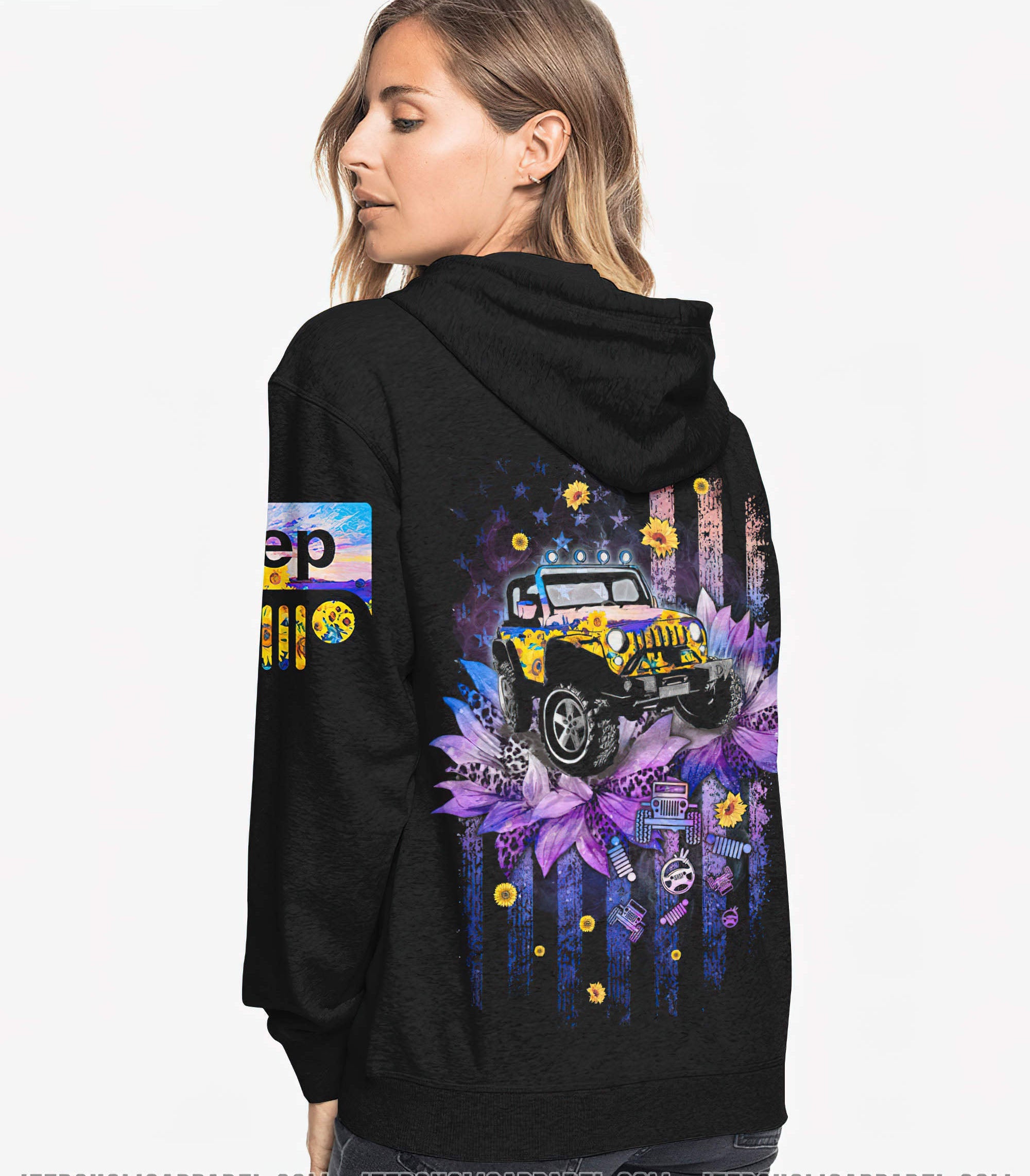 purple-sunflower-jeep-hoodie