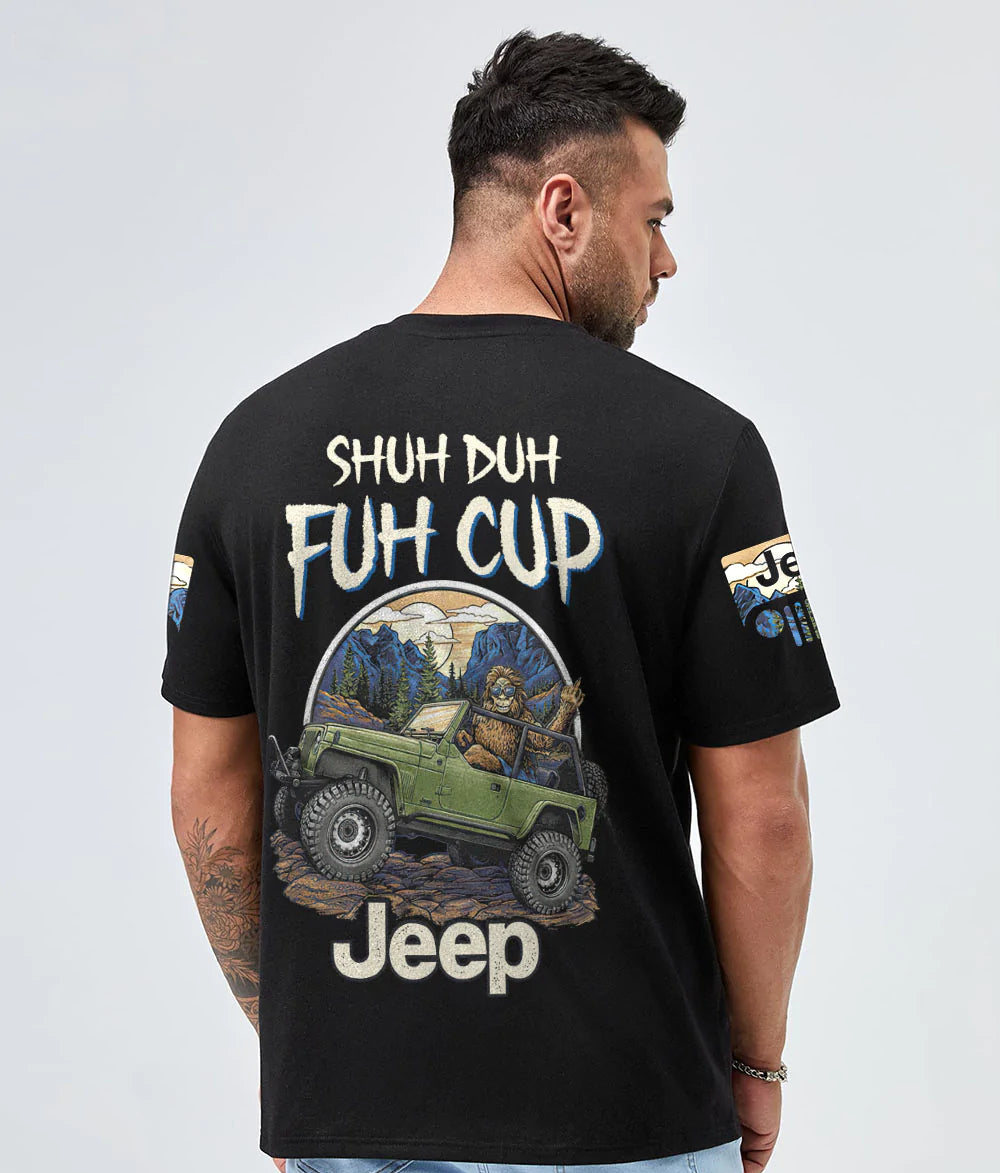 shuh-duh-fuh-cup-big-foot-jeep-t-shirt